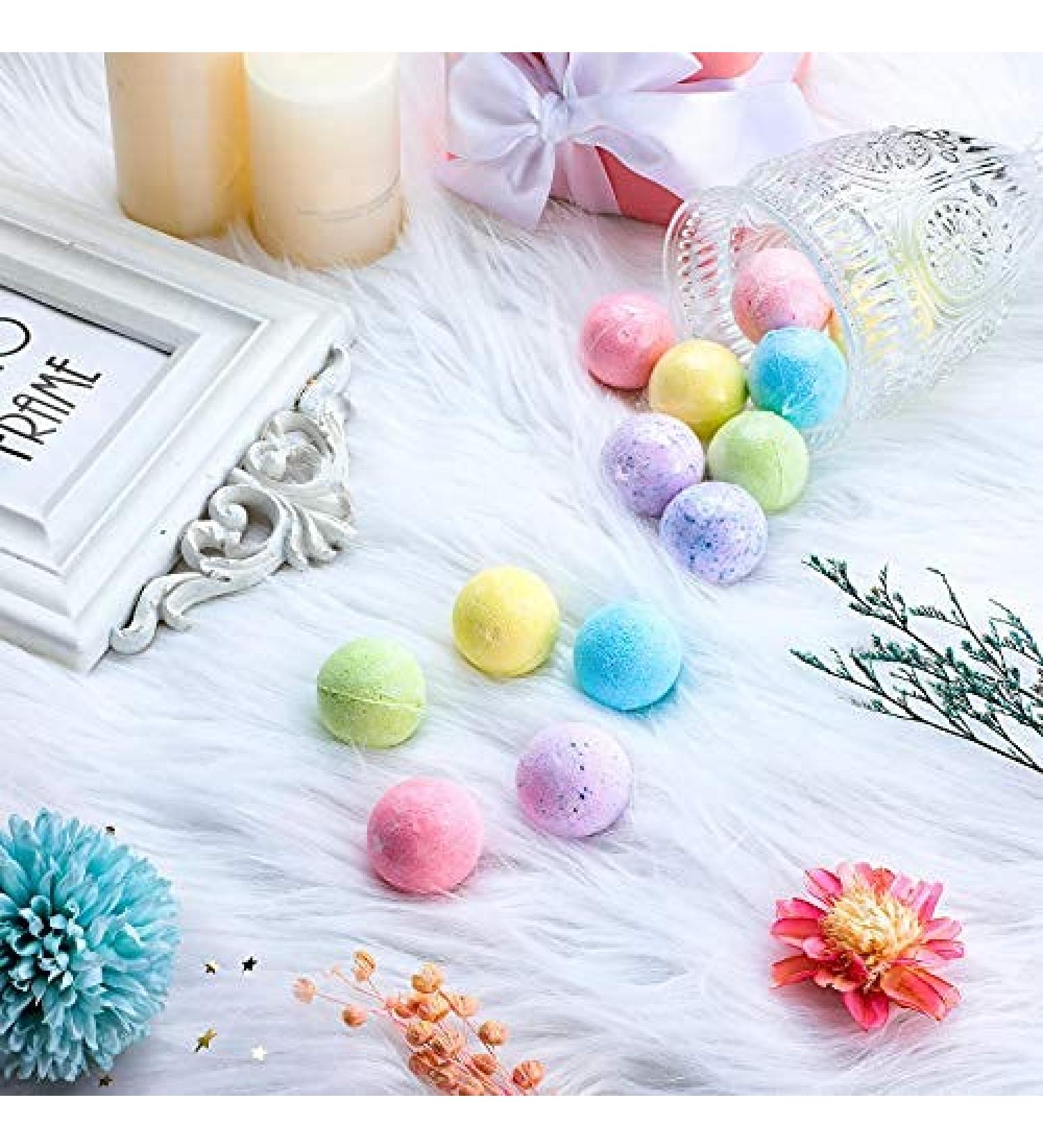 16-Piece Aromatherapy Shower Bombs - Colorful Steamers for Shower Spa, Perfect for Valentine's Day - Buy Online on GoSupps.com
