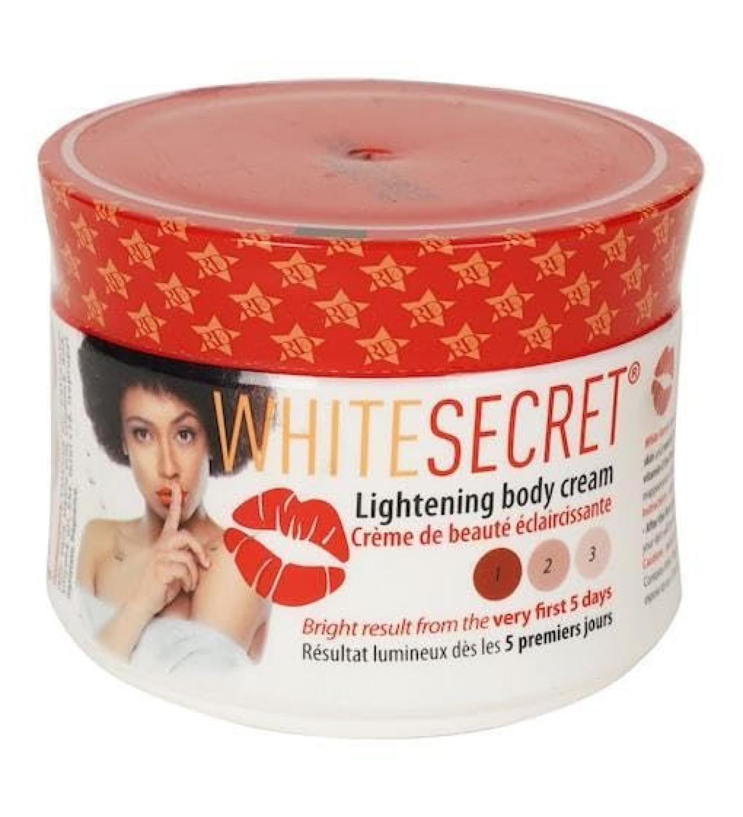 White Secret Cr me hydratante pour le corps 140 ml - claircit les taches unifie le teint