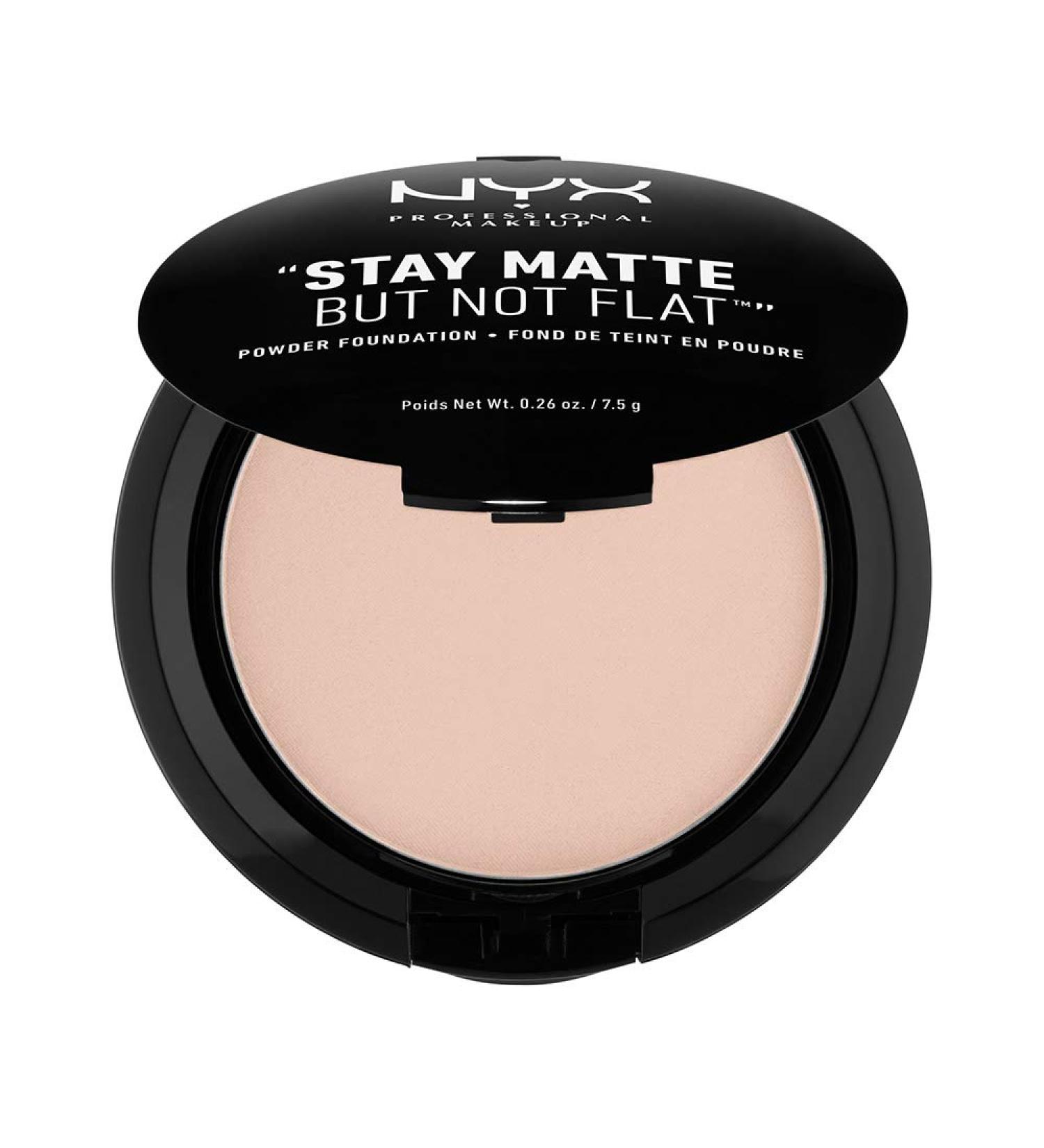 NYX Stay Matte But Not Flat Powder Foundation - Creamy Natural - Buy Online on GoSupps.com
