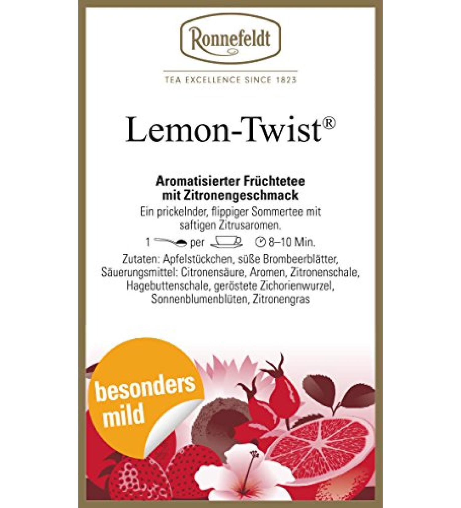 Ronnefeldt Ronnefeldt - Lemon Twist Flavored Fruit Tea - 100g