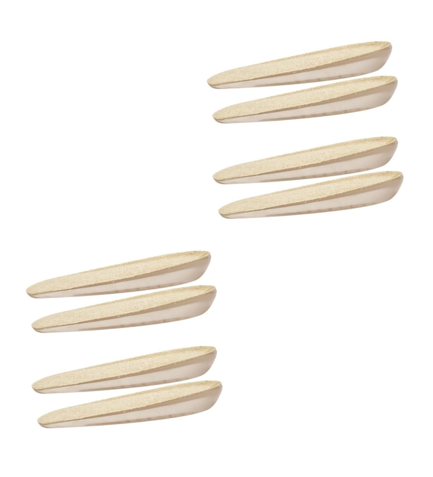 NOLITOY 4 Pairs Heel Lifts for Men & Women - Invisible Height Increasing Insoles | Ortopedicas Plantillas Gel for Comfort & Support - Buy Online on GoSupps.com