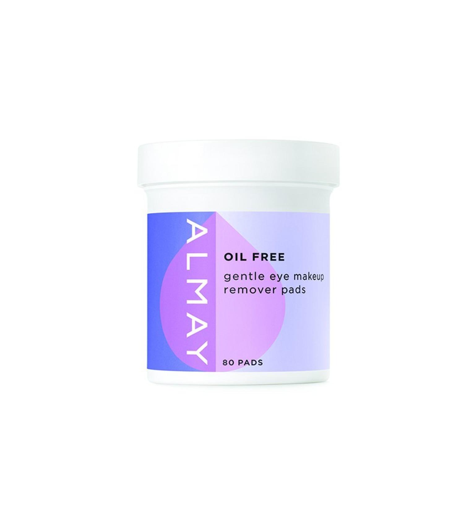 Almay Oil Free Eye Makeup Remover Pads, 80 Count