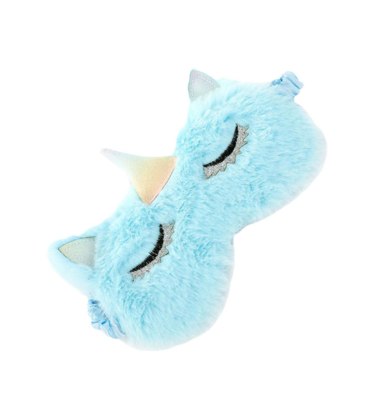 NOLITOY Night Blindfold Sleep Mask | Comfortable Eye Cover for Better Sleep | Blue | International Shipping Available - Buy Online on GoSupps.com