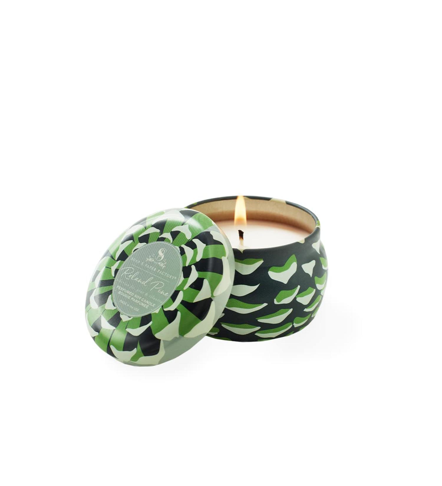 Roland Pine Soy Candle - 3 Oz Tin | Perfumed Candle by Soap & Paper Factory | International Shipping - Buy Online on GoSupps.com