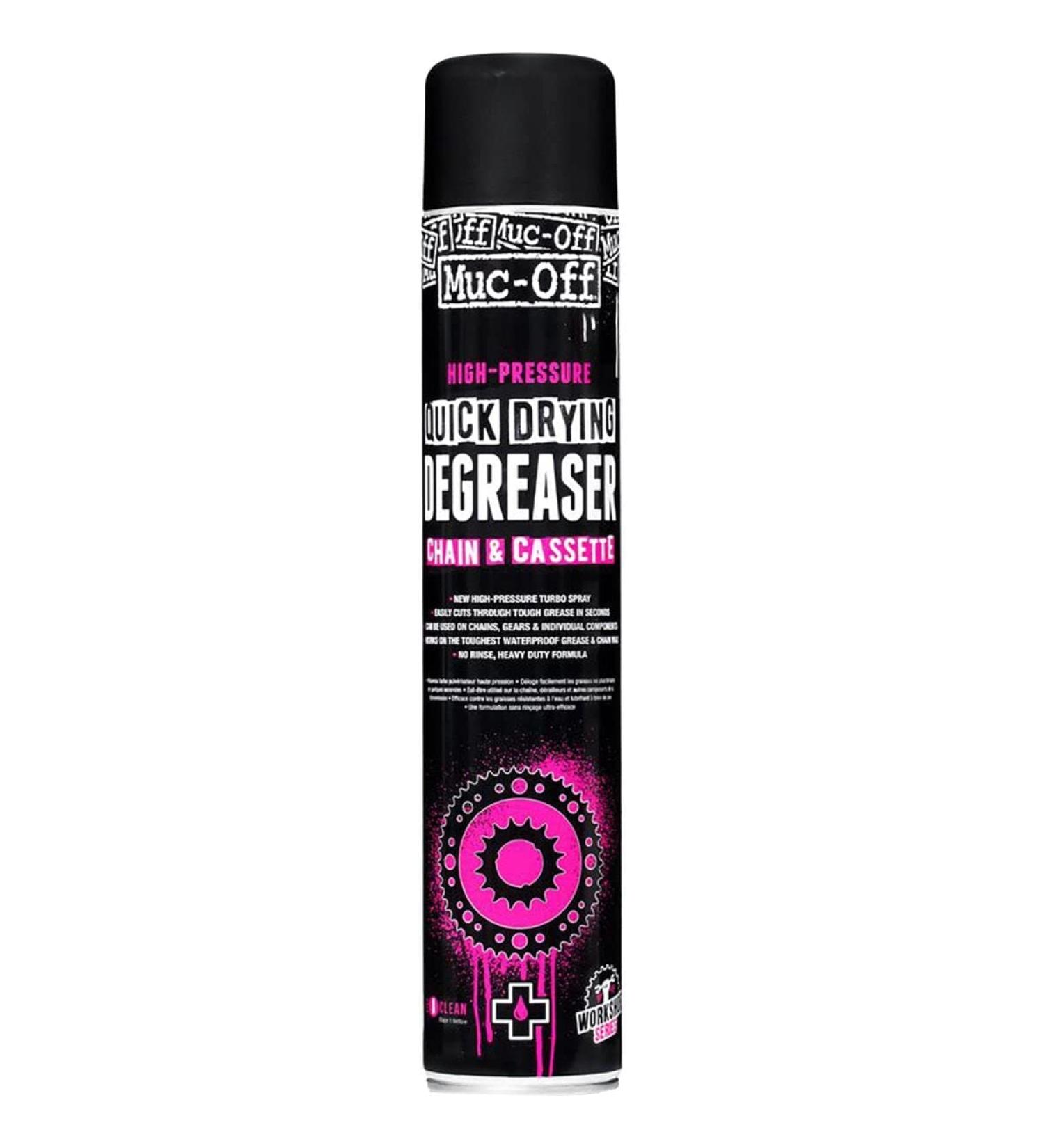 Muc-Off High-Pressure Quick Drying Degreaser 25.4 fl oz - Ultimate Bike Chain Cleaner Spray for MTB/Gravel/Road Bikes - Buy Online on GoSupps.com
