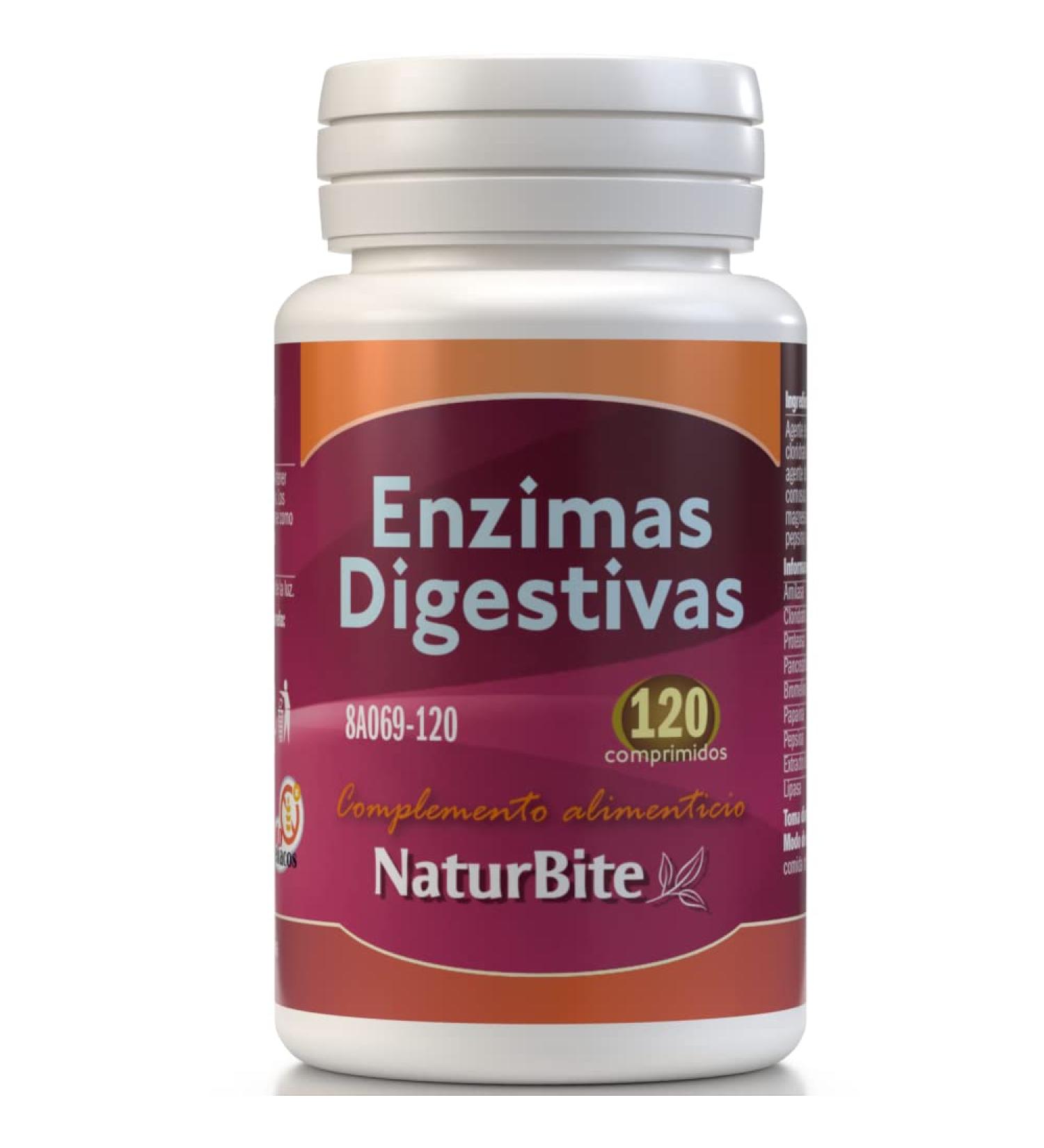  naturbite Actibios Digestive Enzymes 120Comp. 1 Unit 400 g - Buy Online on GoSupps.com