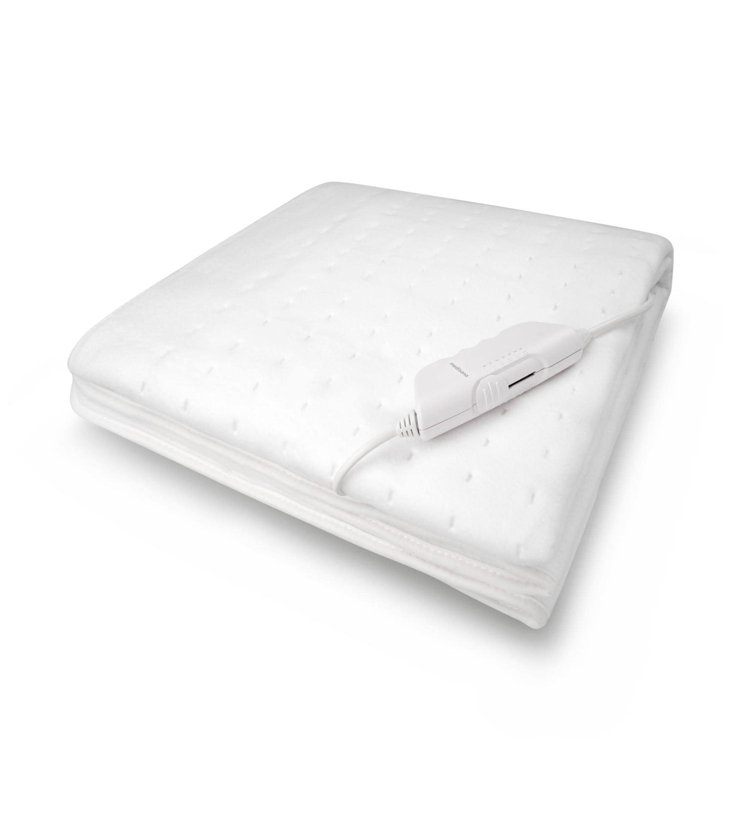 Medisana HU 662 Heat Under Bed Mattress Heater - 150x80 cm 6 Temperature Levels Overheat Protection Washable Automatic Switch-Off - Perfect for All Mattresses - Buy Online on GoSupps.com