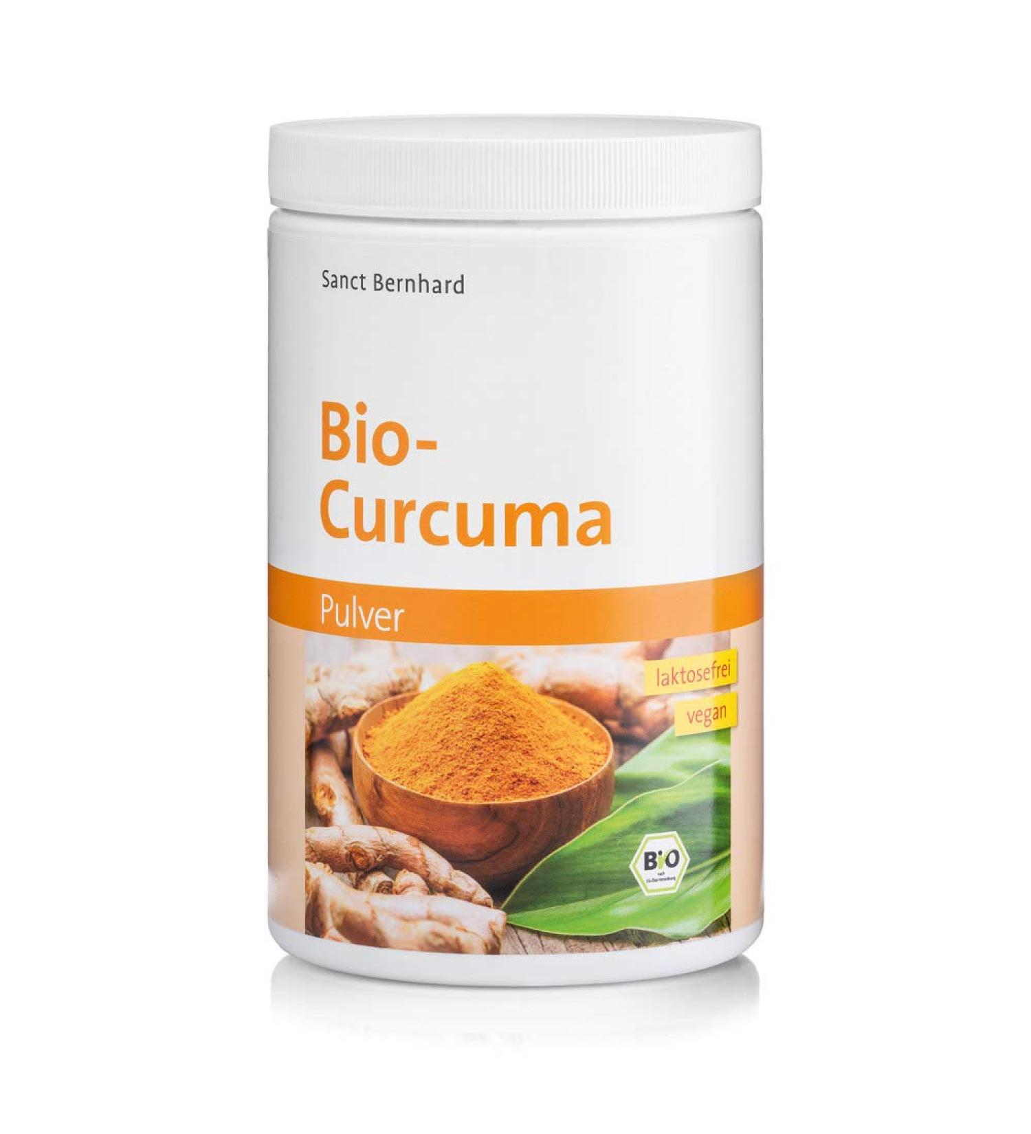 Sanct Bernhard organic turmeric powder 100% natural content 500 g