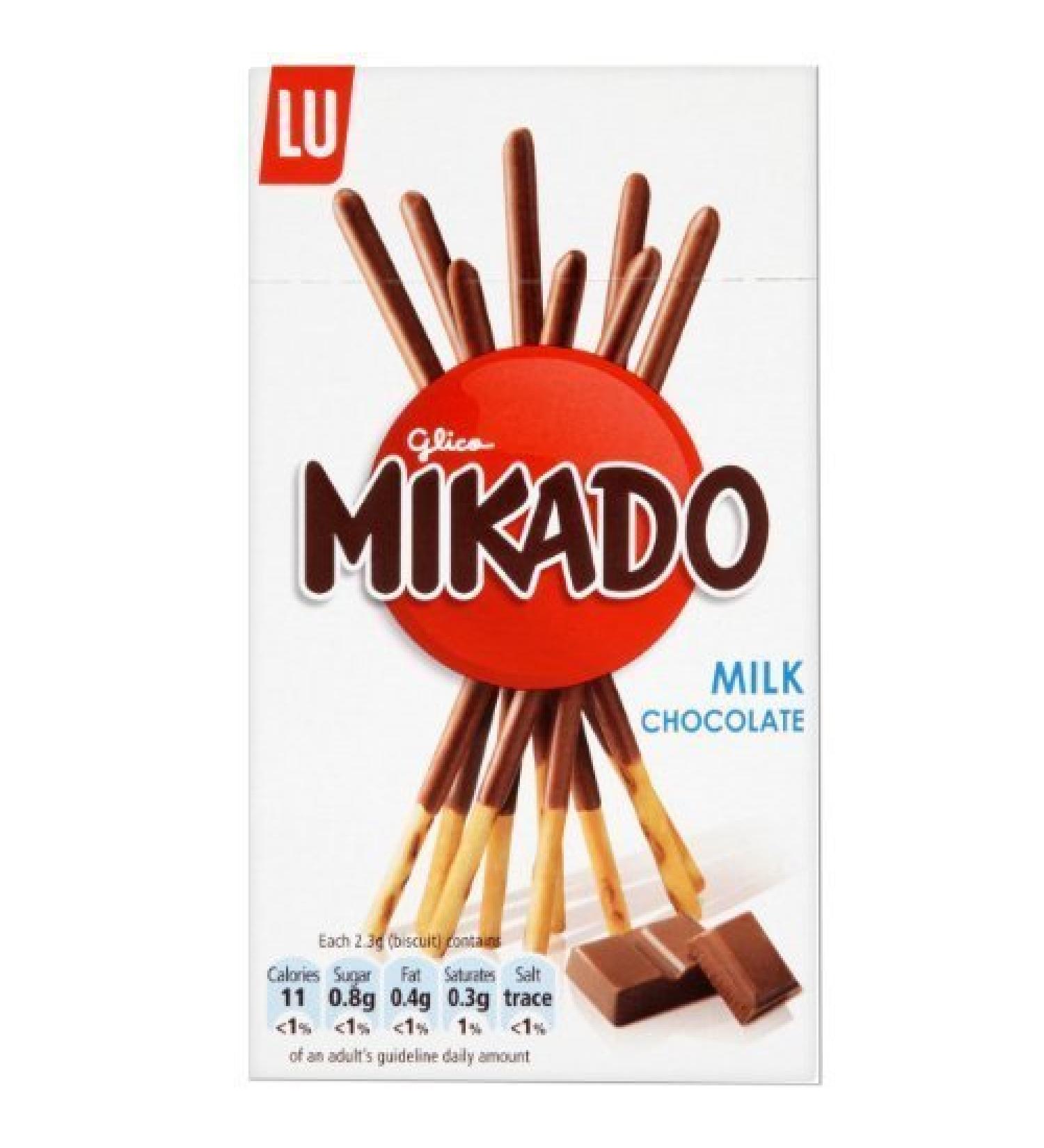 Mikado Lu Mikado Box of 24 milk chocolates 75g