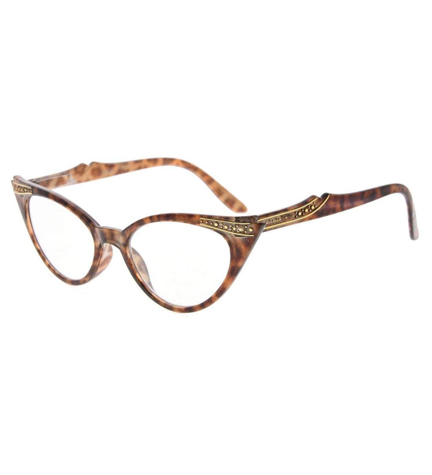 Eyekepper Cateyes Women's Reading Glasses - Tortoise 0.75 | Stylish & Comfortable International Shipping - Buy Online on GoSupps.com
