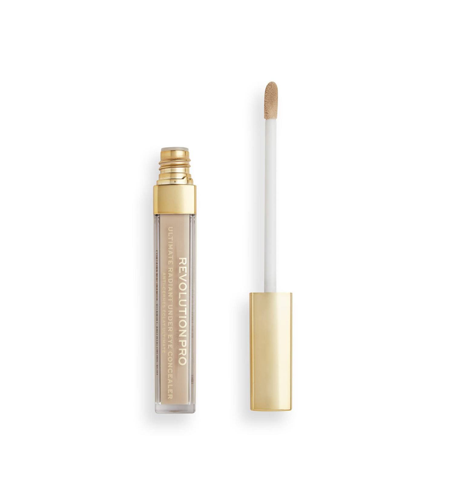 Revolution Beauty London Pro Ultimate Radiant Under Eye Concealer C1 4.5ml C1 1 Count (Pack of 1)