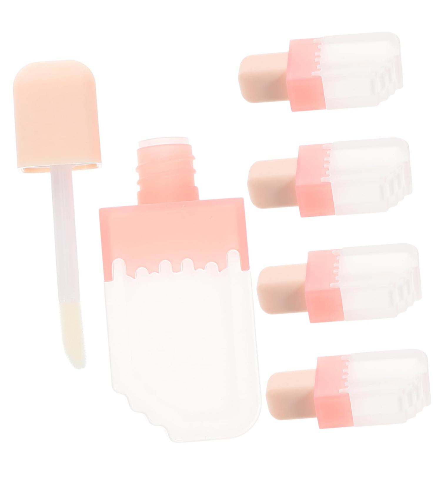 VALICLUD Lot De 5 Flacons De Rouge L vres Gloss Gla age L vres Tube De Rouge L vres Liquide Outil De Repulpage Des L vres Tube De Brillant L vres Tube De Gla age L vres - Buy Online on GoSupps.com