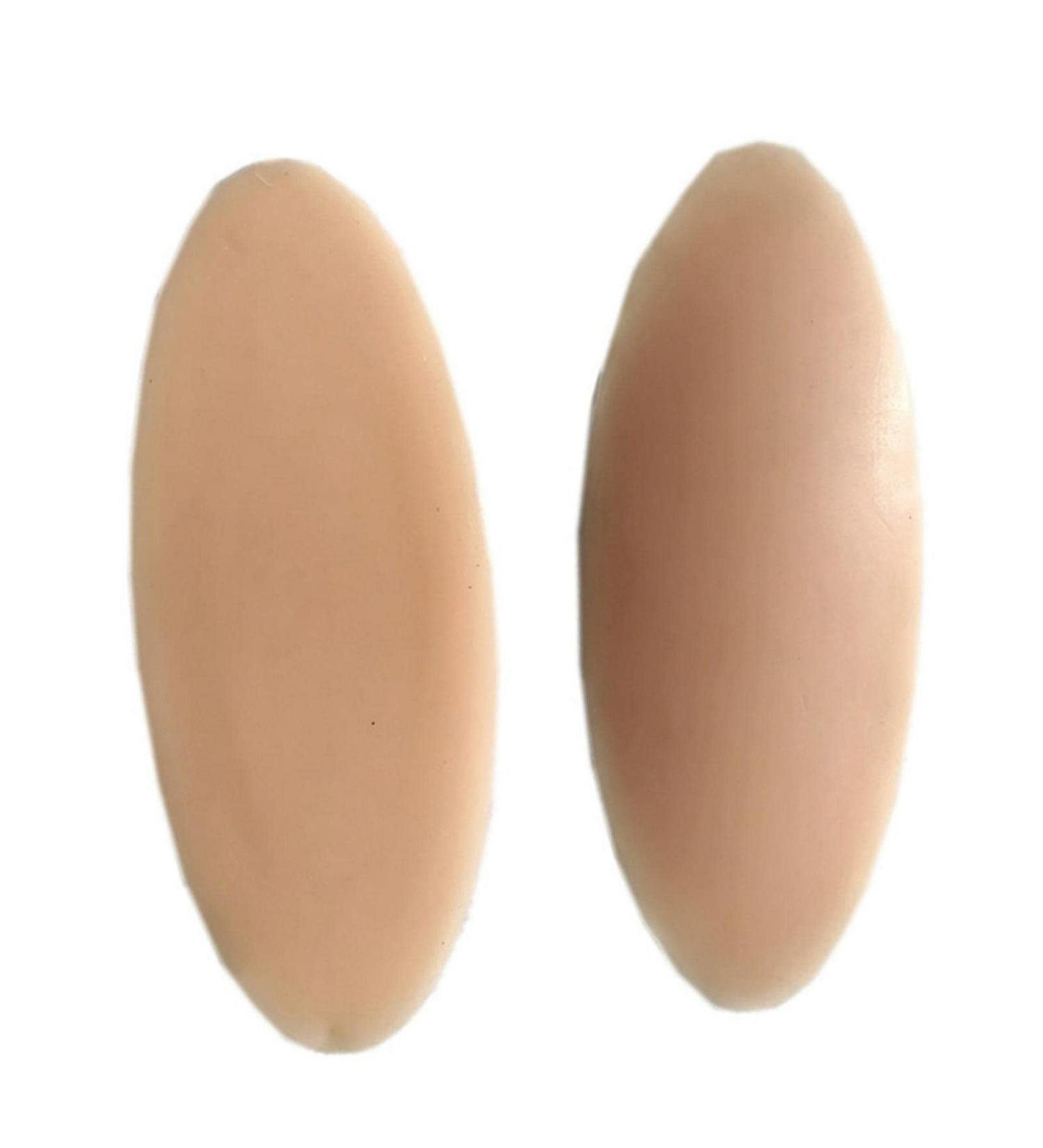 Xiaokeis Calf Pads - Lifelike Silicone Thigh Onlays for Leg Correction | Soft Skin-Friendly Adhesive Fake Muscle Pads - Nude S Size - Buy Online on GoSupps.com