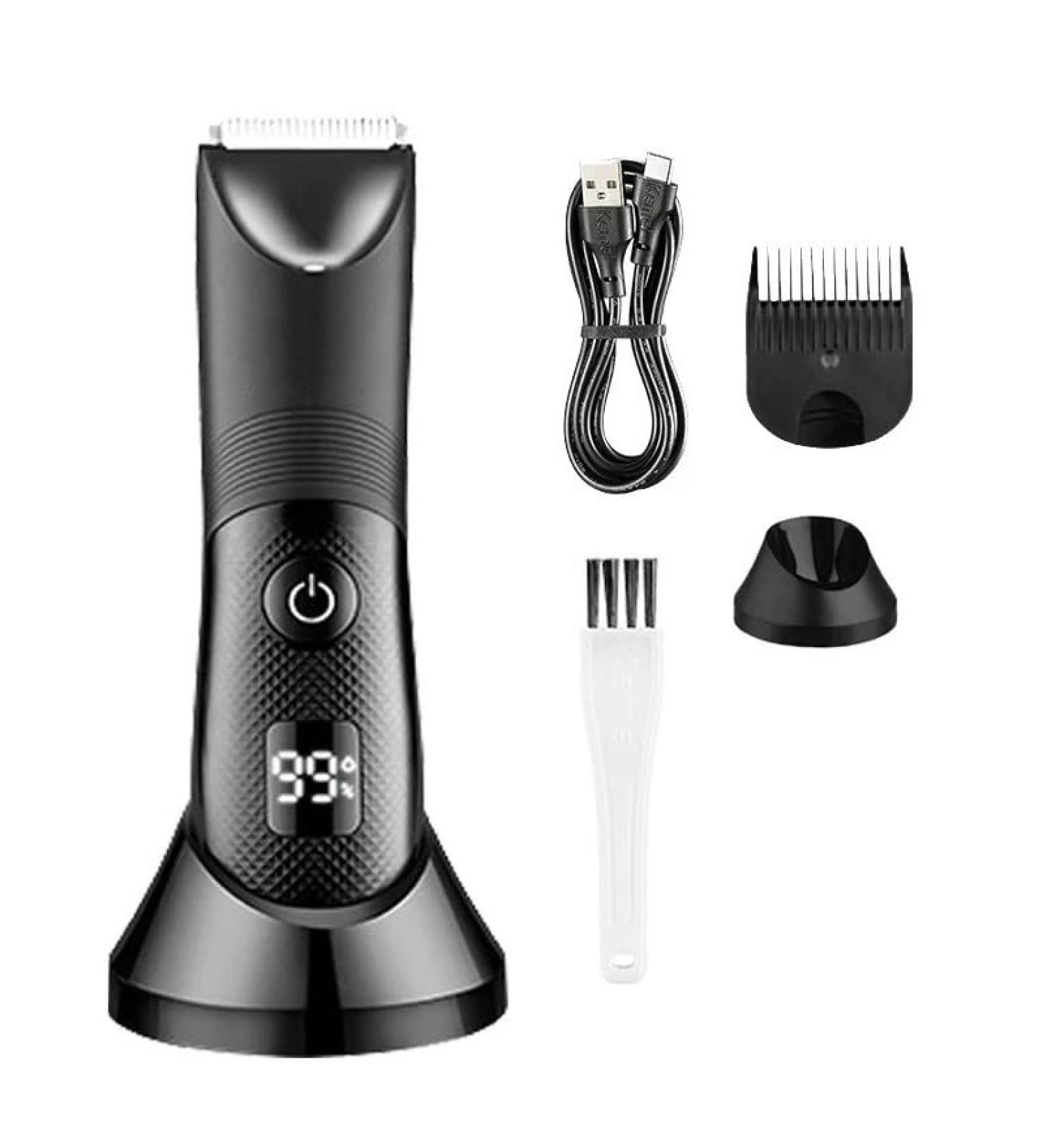Premium Waterproof Hair Clippers | Electric Full Body Fader with Charging Base for Barbers - Multi-Function Shaving Tool - Buy Online on GoSupps.com