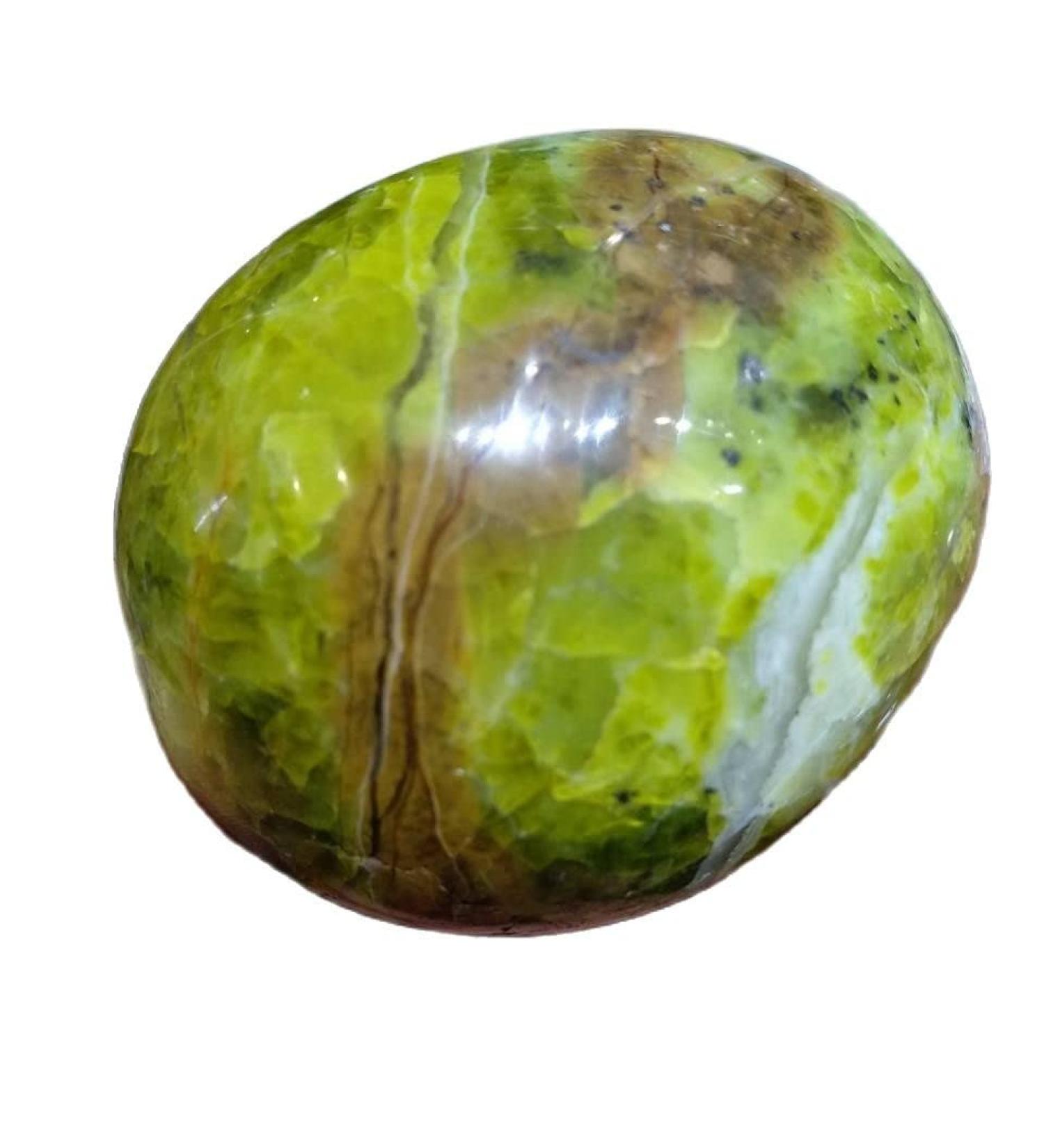 6pcs Natural Green Opal Palm Crystal Polished Specimen Madagascar Natural Stones and Minerals - Buy Online on GoSupps.com