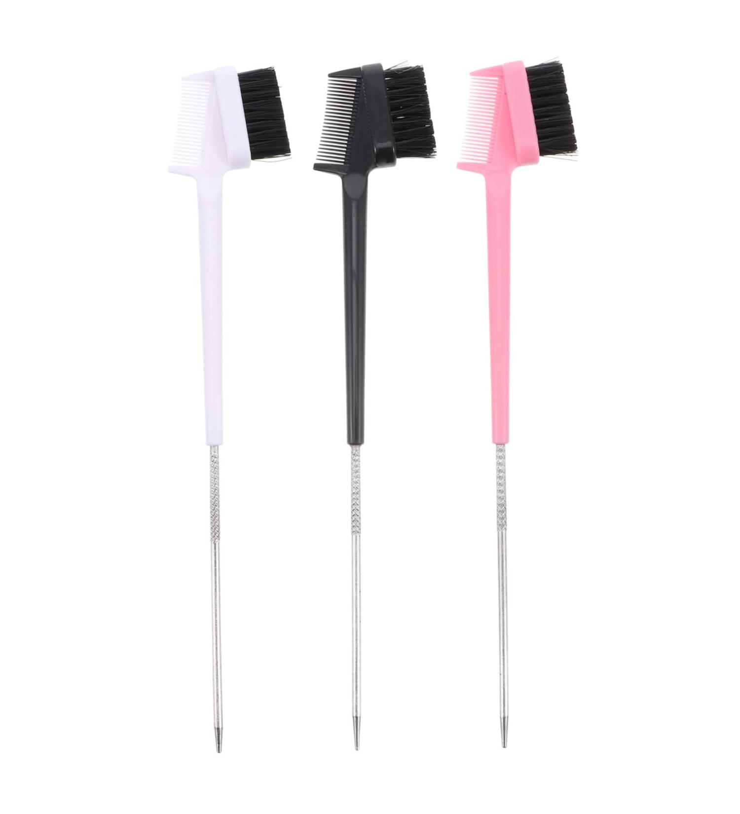 FRCOLOR 6 Pcs Double-Headed Eyebrow & Eyelash Comb Set - Versatile Brushes for Perfect Brows & Lashes | International Shipping - Buy Online on GoSupps.com
