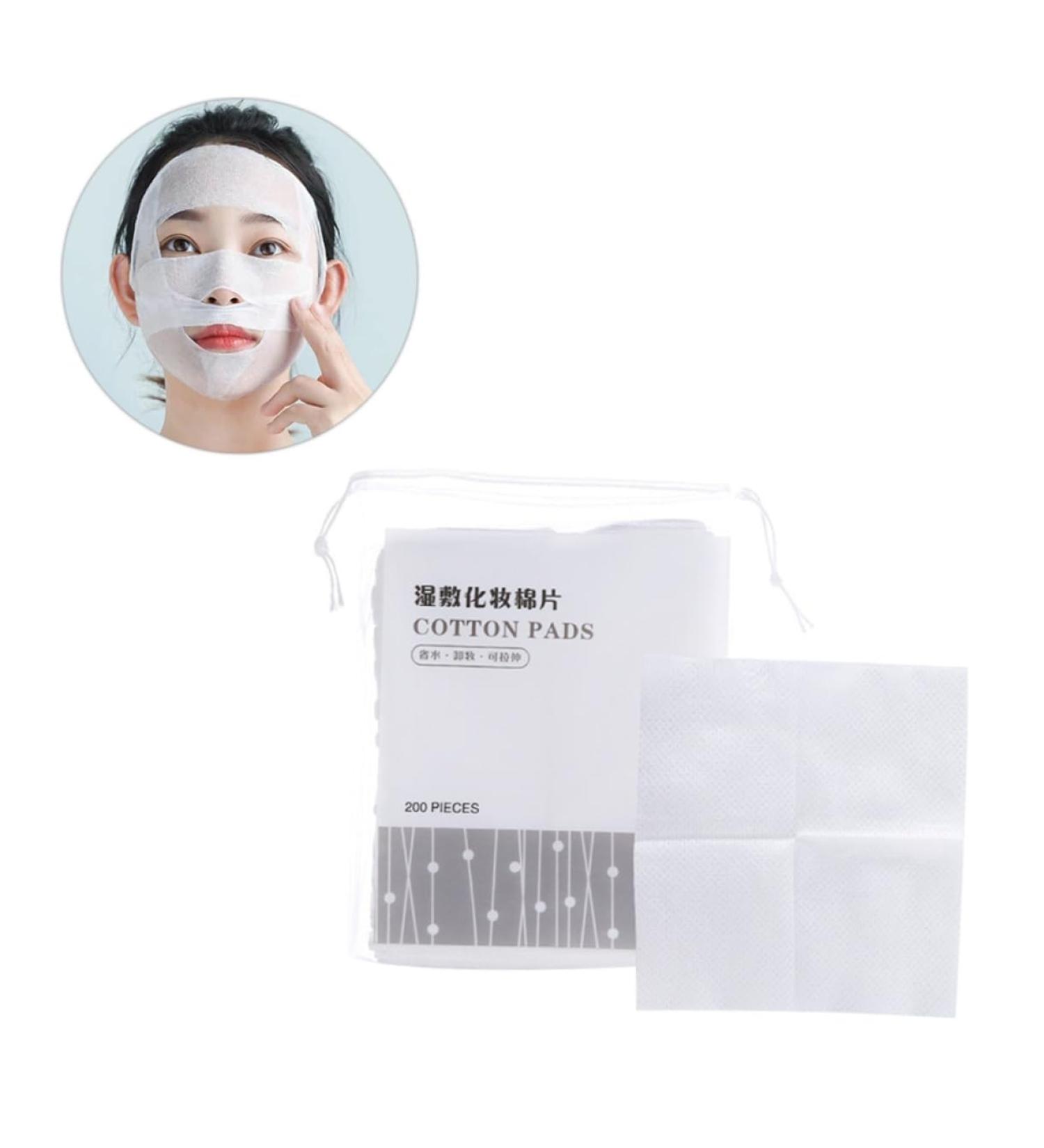DOITOOL Fashion Makeup Cotton Pads Facial Pads Face Cleaning Cotton Makeup Removal Pads Non Woven Dressing Pads Wipes Medical Toner Wipes Girl Makeup Remover Powder Puff White 10*10cm White - Buy Online on GoSupps.com