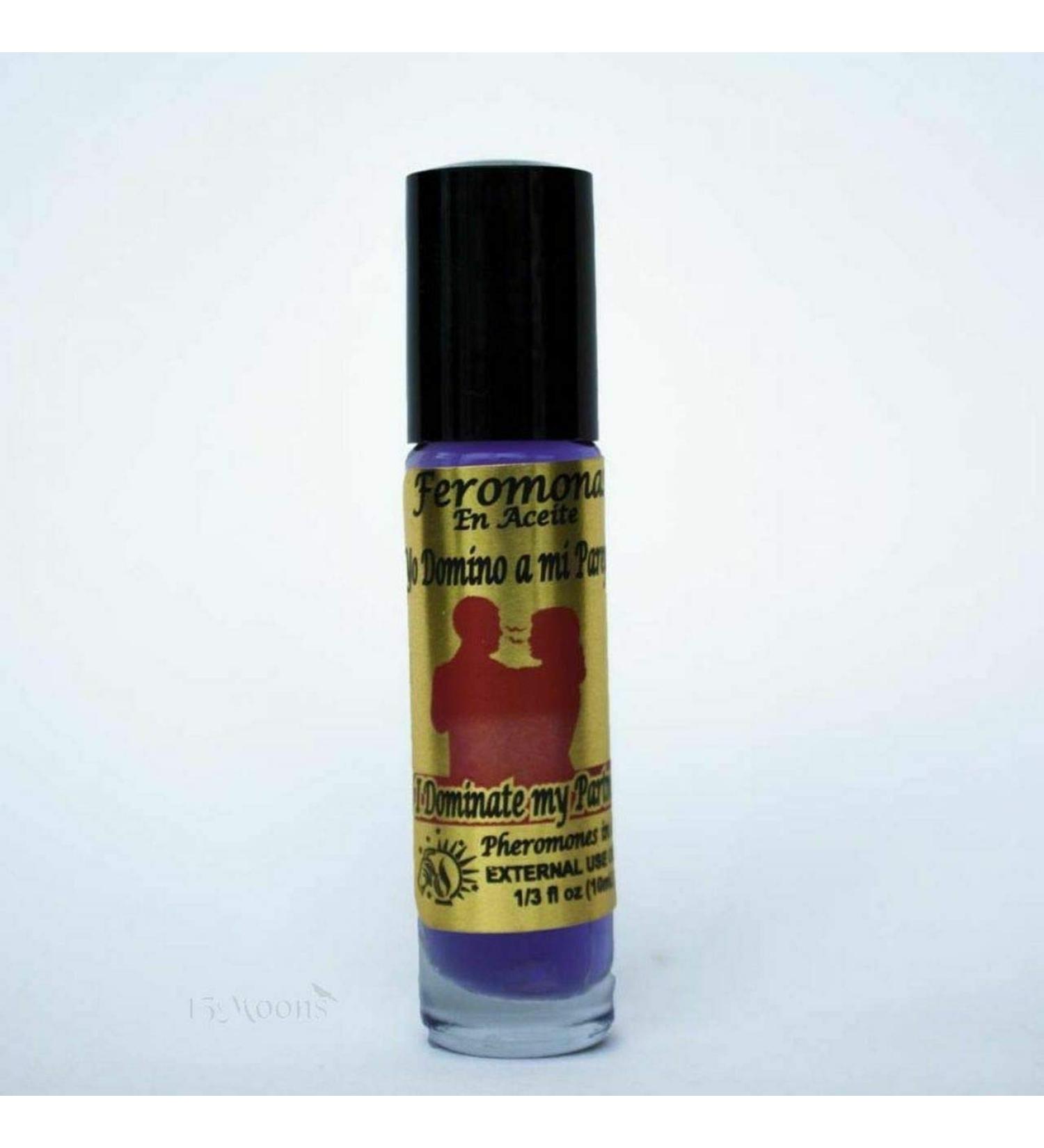 1 PIECE BRYBRADAN I DOMINATE MY PARTNER YO DOMINO MI PAREJA PHEROMONE OIL ROLL-ON BOTTLE 1/3 OZ 10ML