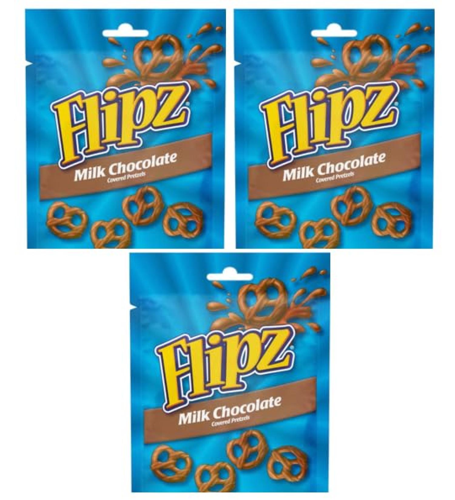 Chocolate Pretzels Bundle with 3 Milk Chocolate Coated Pretzels