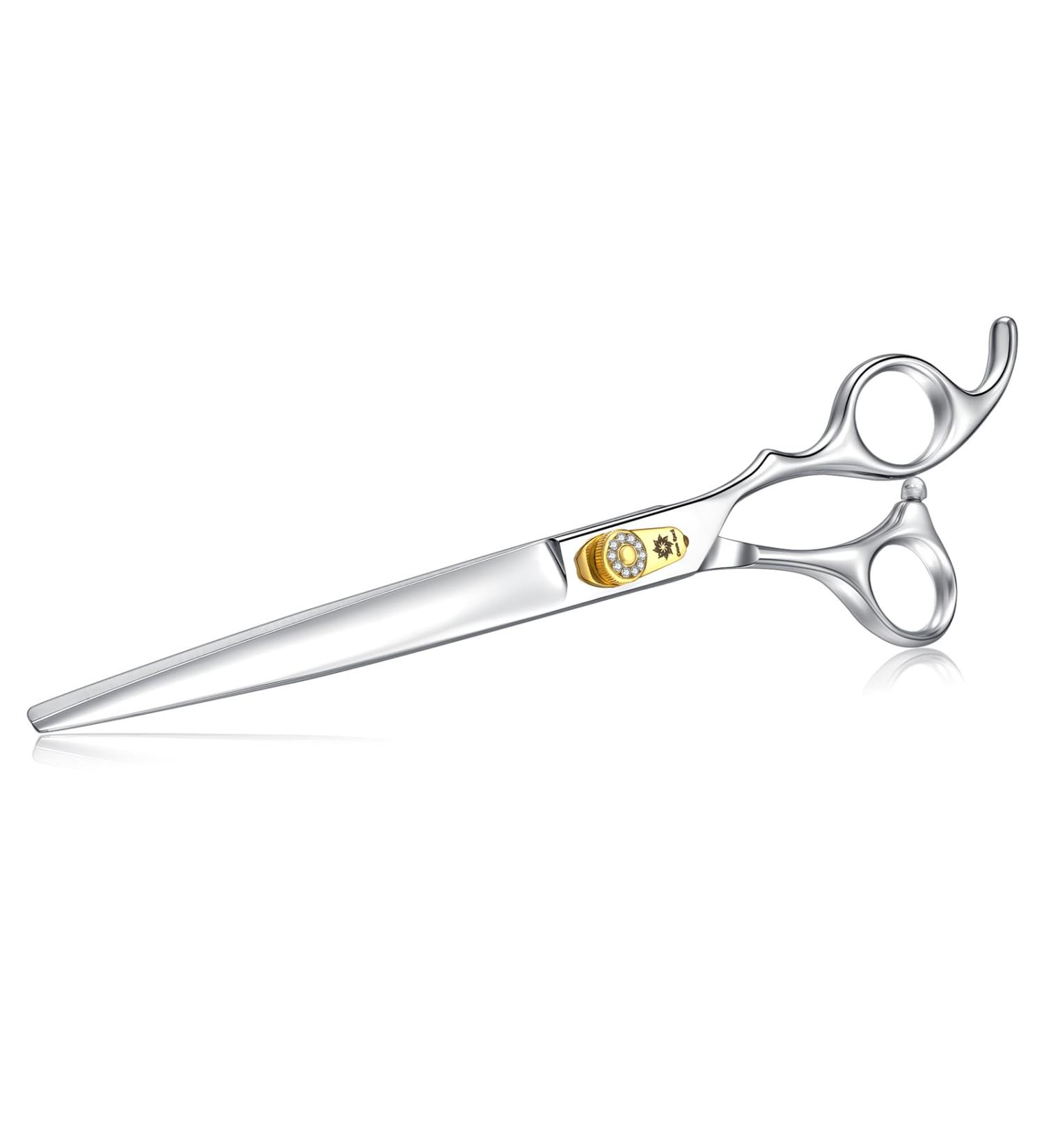Dream REACH 8 Dog Fur Scissors - Ergonomic 440C Stainless Steel Shears for Dogs & Cats - Professional Adjustable Dog Hair Shears - Buy Online on GoSupps.com