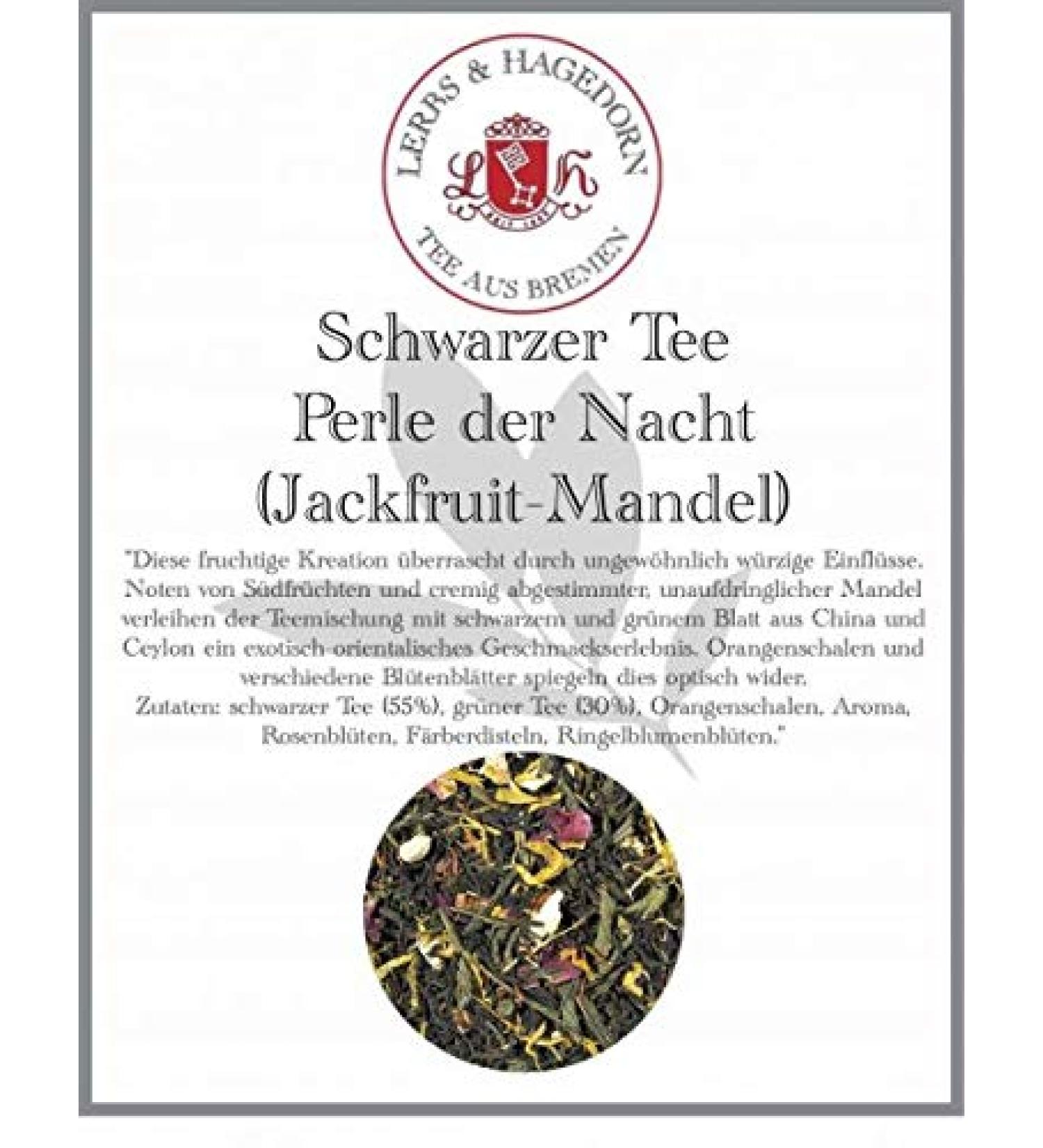  Lerbs & Hagedorn Black Night Tea Pearl 1 kg - Jackfruit Almond - Buy Online on GoSupps.com