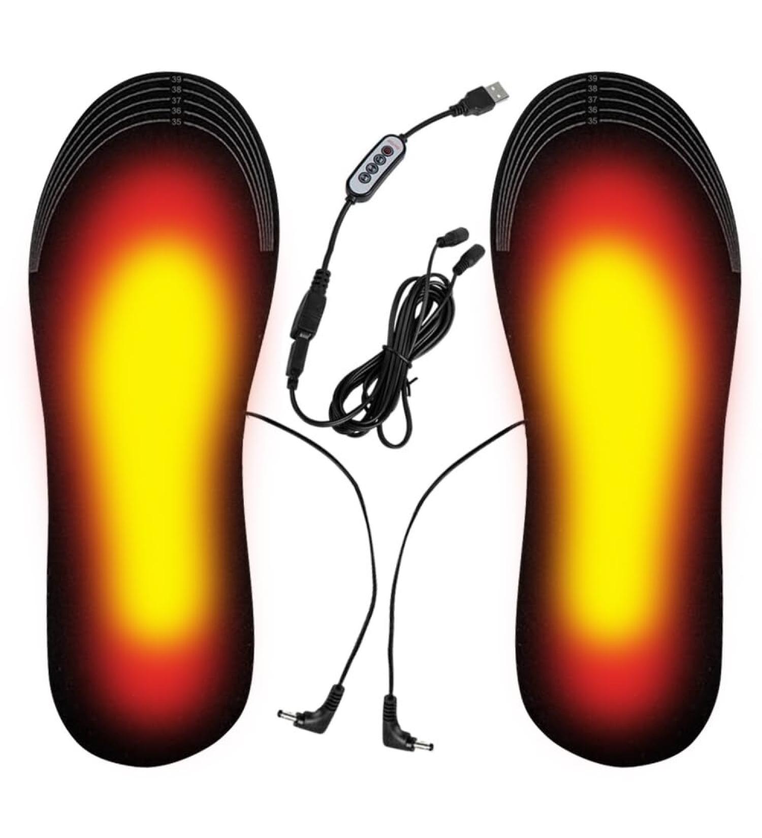 Buy IxyHKB Heated Insulation Soles - USB Rechargeable Foot Warmers Washable Heating Pillows 3 Heat Levels Perfect Heated Shoe Inserts for Men (Sizes 35-40) - Buy Online on GoSupps.com