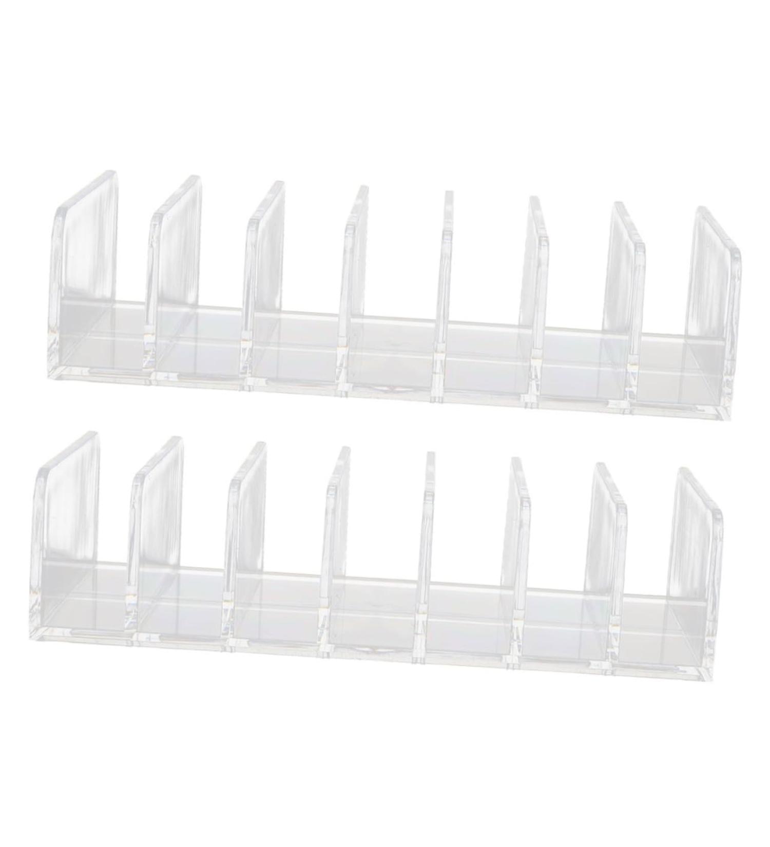 Beavorty Cosmetic Storage Rack Eye Shadow Stand 2pcs Multi-grid Cosmetics Storage Rack for Pressed Powder Eye Shadow Pan Cosmetics Separator Rack Multi-grid Cosmetics Stand - Buy Online on GoSupps.com