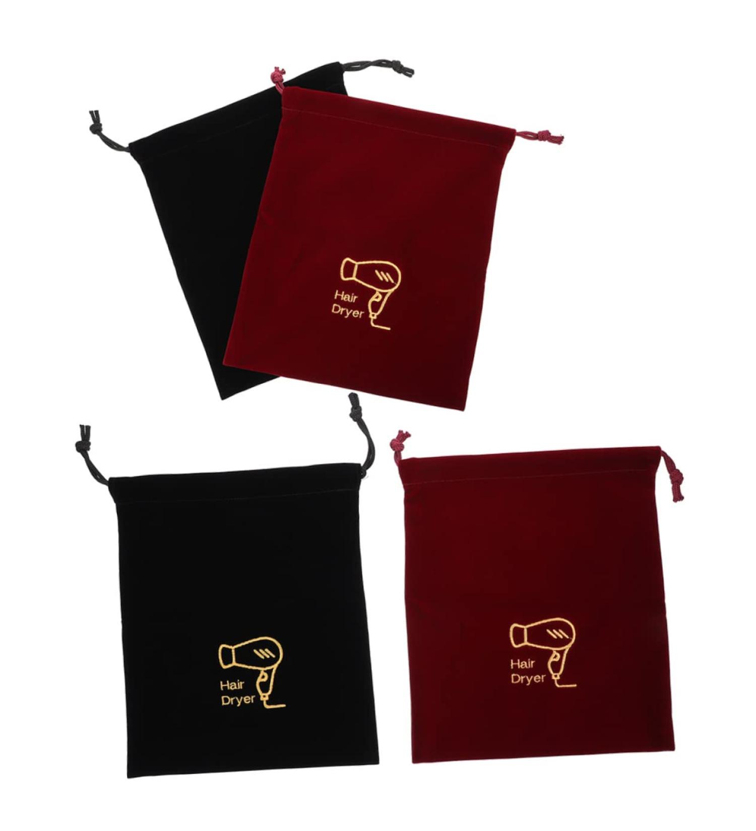 DRESSOOS 4pcs Storage Bag Large Drawstring Pouch The Tote Bag Hair Dryer Holders Hair Dryer Case Fabric - Buy Online on GoSupps.com