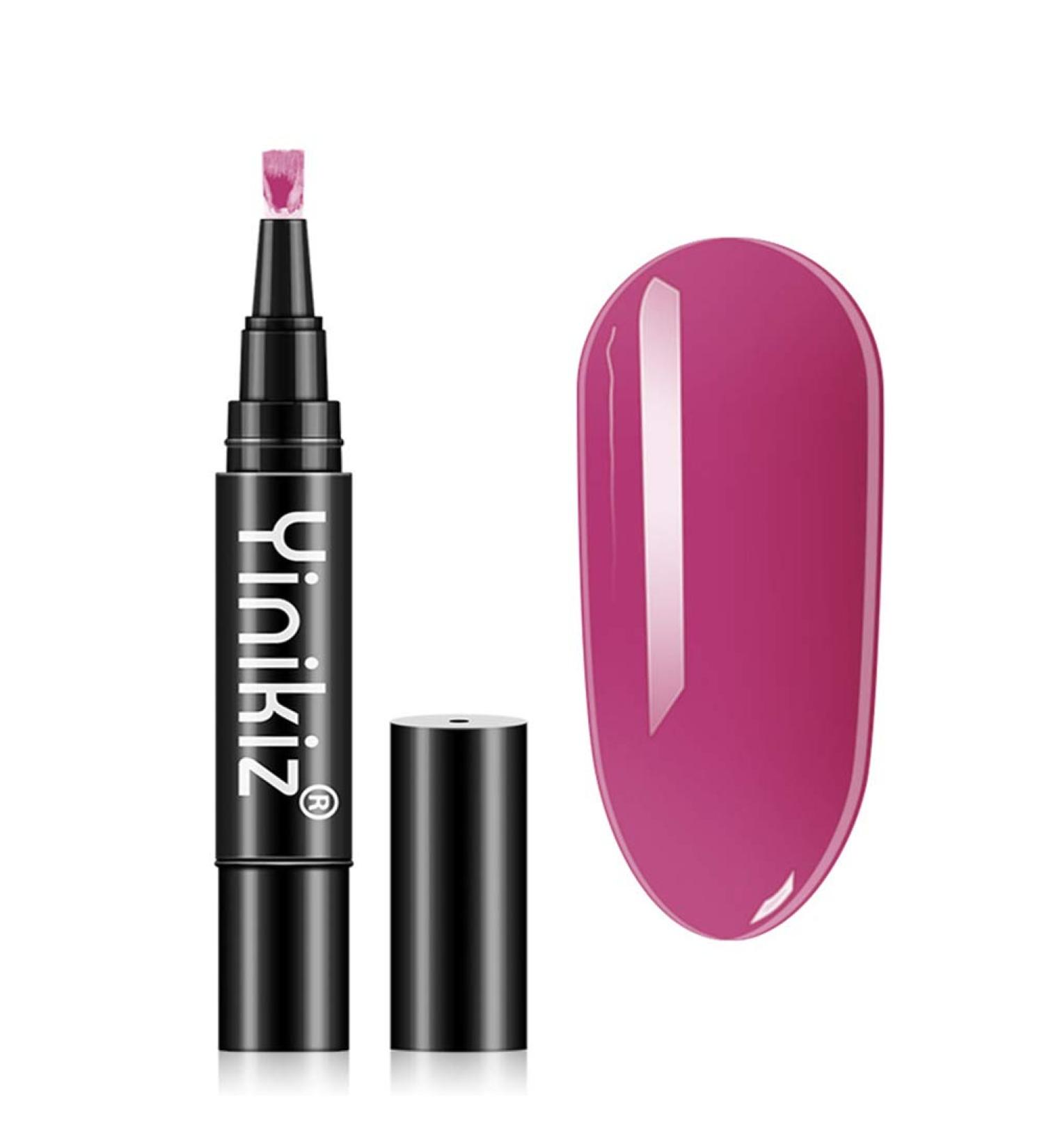 Uposao Nail Polish Pen 3 in 1 Nail Polish Pen One Step UV Nail Polish UV Gel Nail Gel Polish LED Gel Nail Polish Pen Soak Off Gel Ideal for Home and Professional Manicure - Buy Online on GoSupps.com