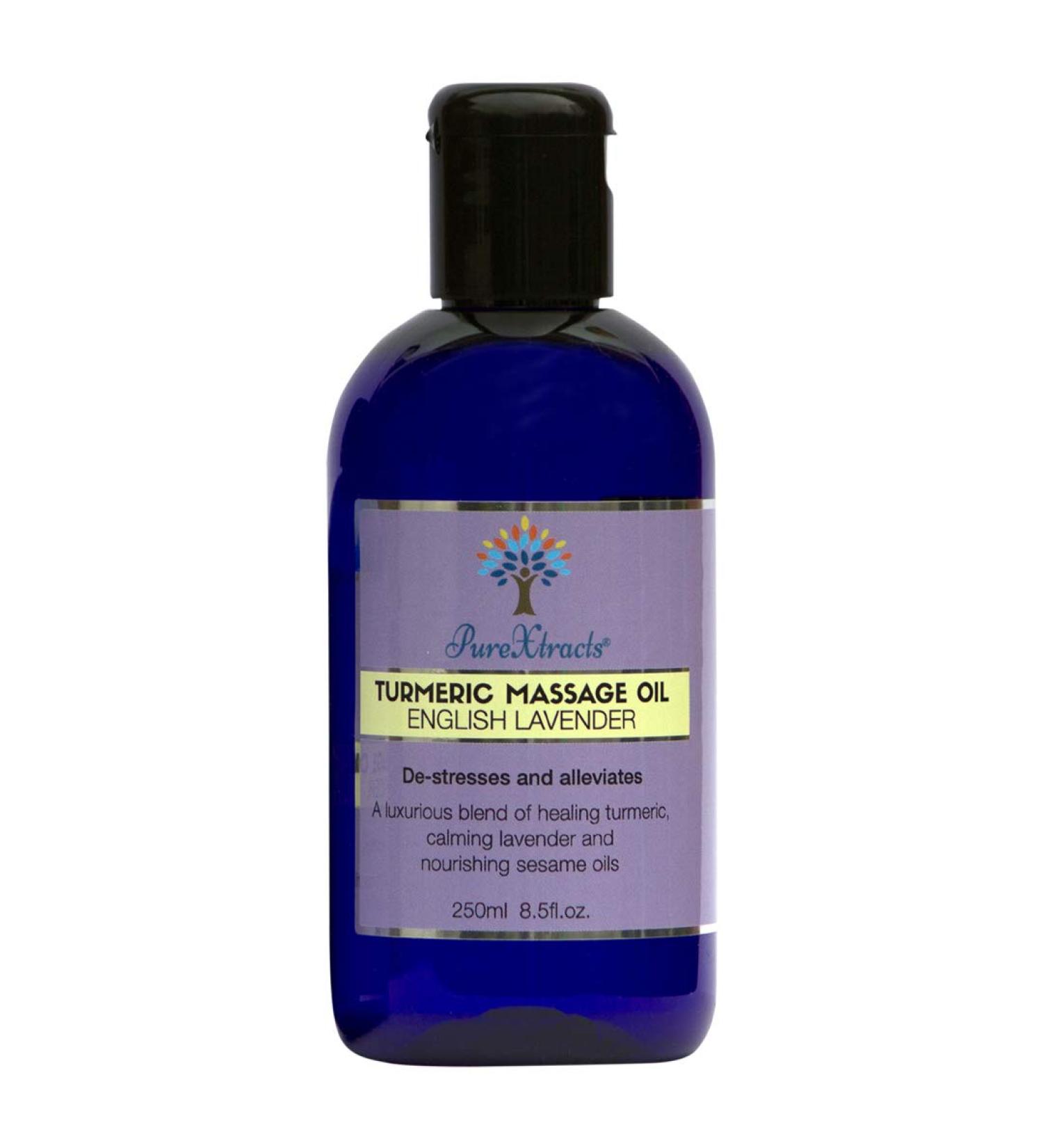 Turmeric Massage Oil with English Lavender 100% Natural Arthritis Relief Helps with Sleep Anti-inflammatory Smells Amazing 250 ml (Pack of 1) - Buy Online on GoSupps.com