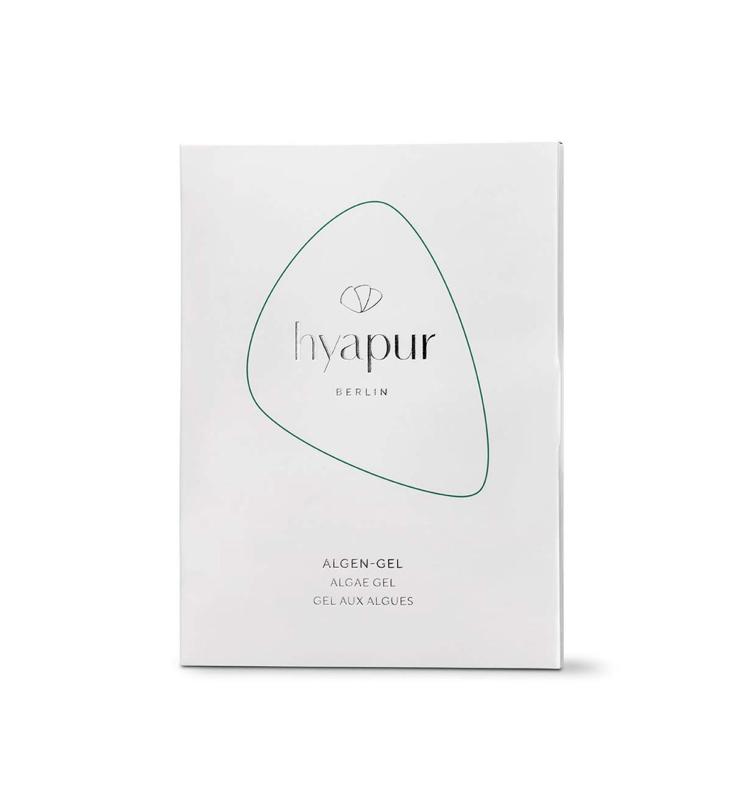 Hyapur Berlin Algae Gel Detox Pads for Clear Even Skin - 10 Pads for Face Neck & Cleavage - Buy Online on GoSupps.com