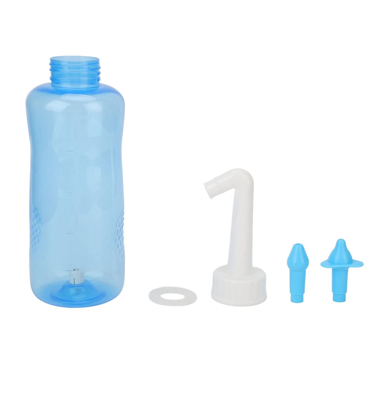 Nasal Cleansing Bottle | Neti Pot Sinus Rinse | Nasal Wash Jar 500ml | Nasal Washer & Rinser - Buy Online on GoSupps.com