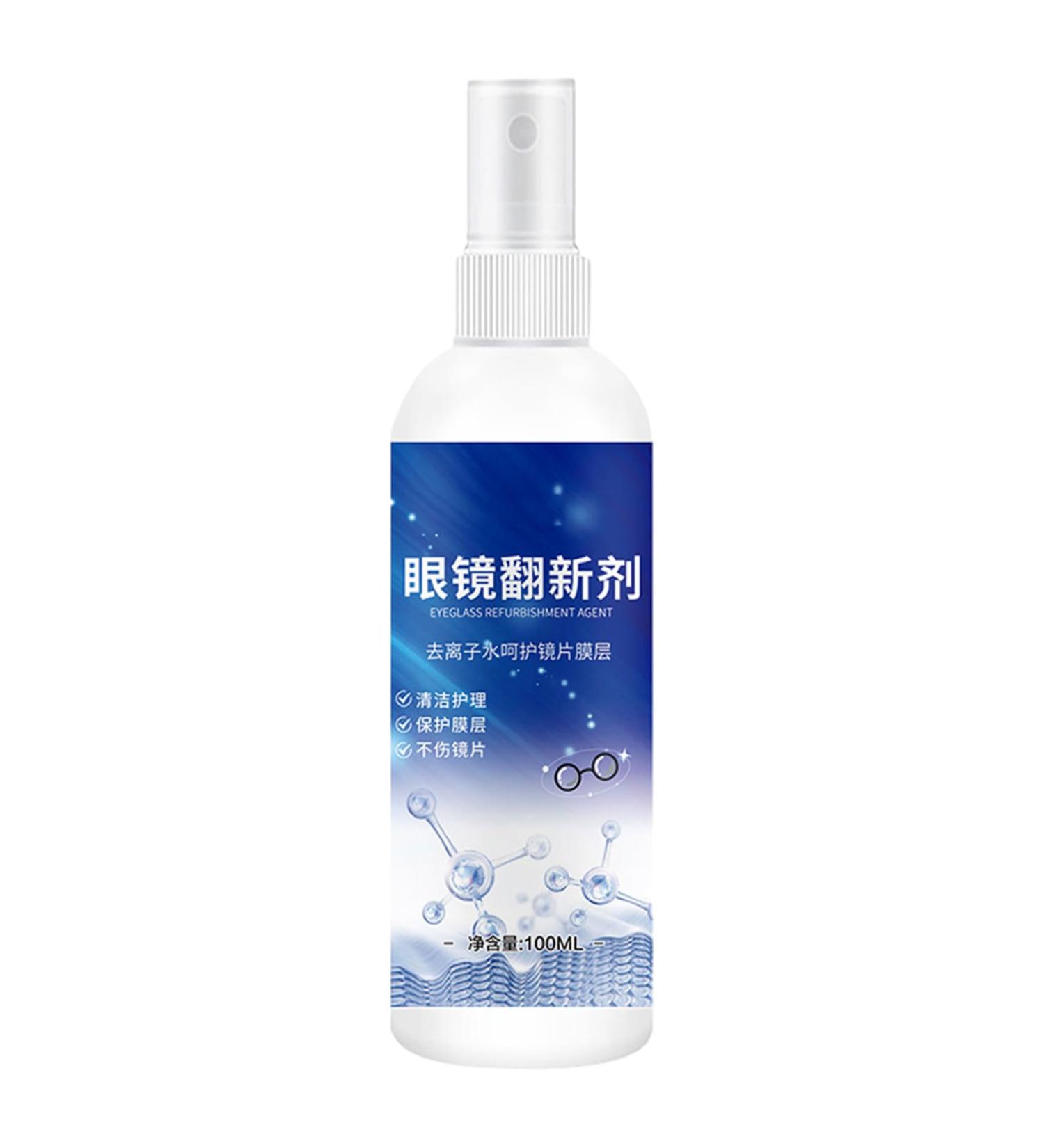 Glasses Cleaning Solution 100ml Sunglass Cleaner Anti Fog Spray for Glasses Quick Drying Sunglass Cleaner Lens Cleaner Spray Anti Fog Spray for Glasses Phone Mobile Phone Littryee - Buy Online on GoSupps.com