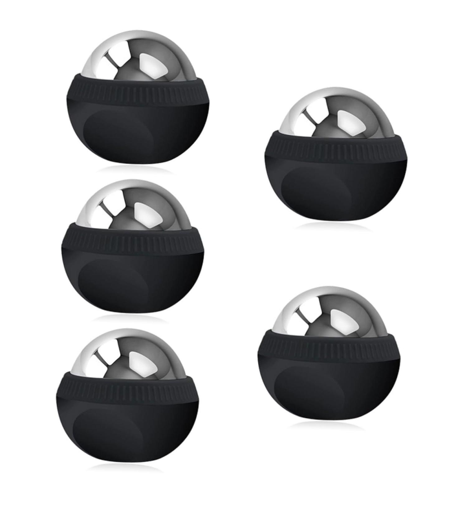 Magiclulu Stainless Steel Massage Balls - 5-Piece Face & Foot Massager | Manual Body Relaxation Device - Buy Online on GoSupps.com