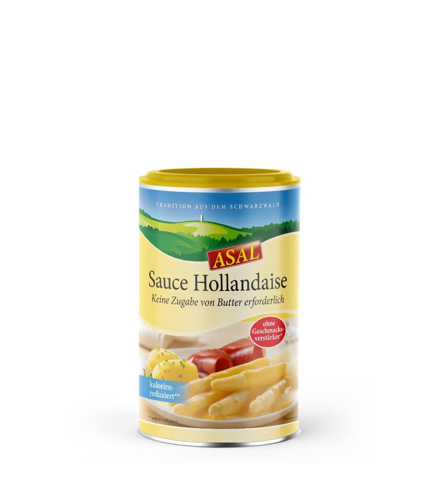 Sauce hollandaise calorie reduced without flavor enhancers for 1.5 liters-delicious fat-reduced and tender-creamy sauce for asparagus and vegetables gluten-free up to 90% less fat and 80% less carbohydrates child-light preparation with water no additional