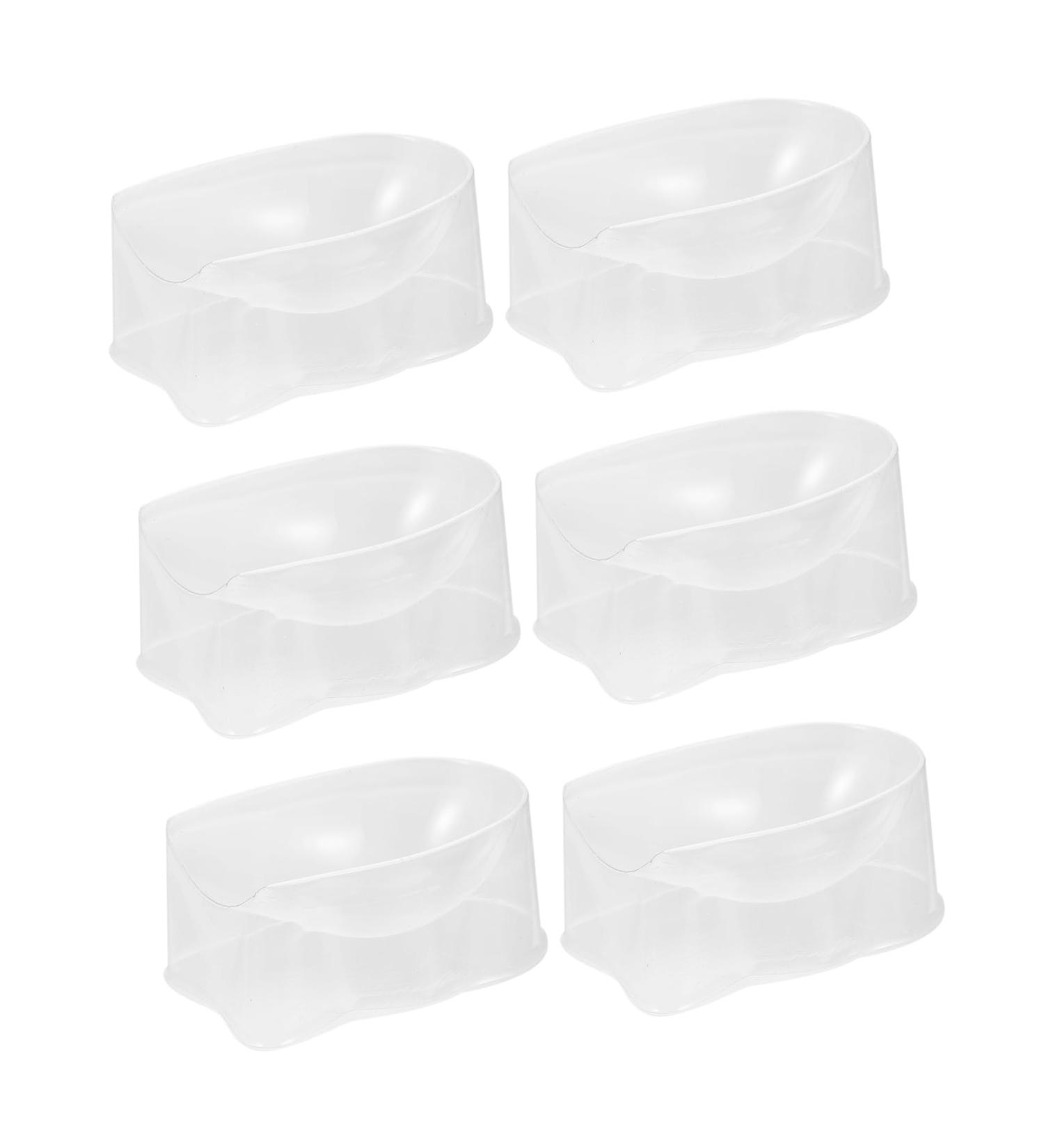 FRCOLOR Set of 6 for Dipping Nails Accessory Compartment Storage Container for Loose Powder Starter Set Thehomeuse Sticker Storage Containers French Manicure Nail Polish Smile Line Accessories 5X4X2.5CM White - Buy Online on GoSupps.com