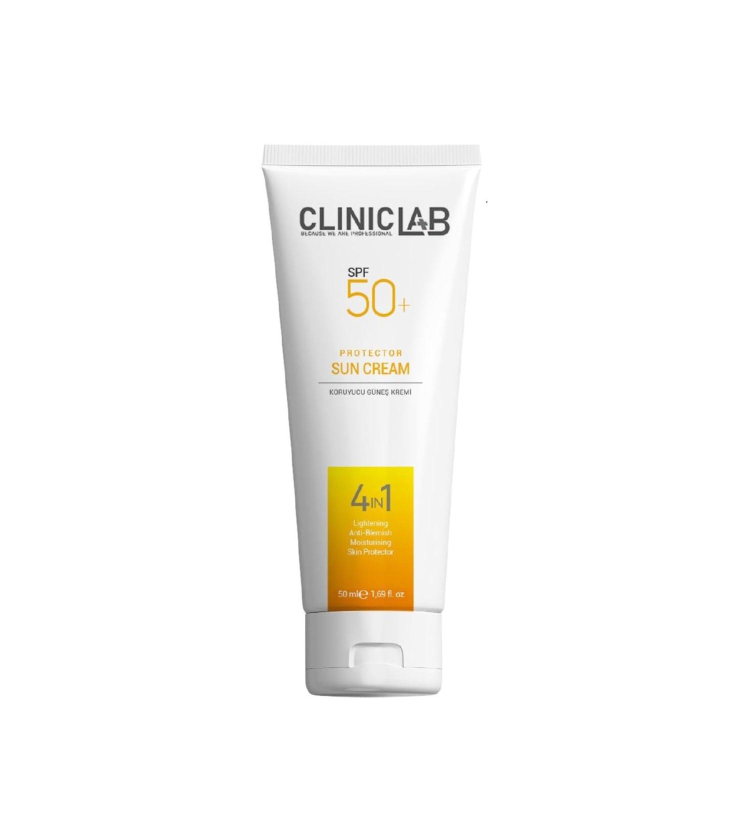 Cliniclab 50+Spf Protector Sun Cream 50 Ml Tube - Buy Online on GoSupps.com