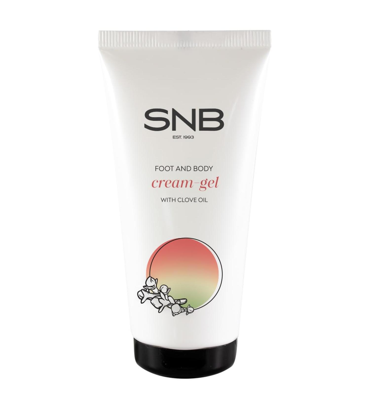 Star Nails Bulgaria Ltd SNB Professional Foot Cream with clove oil 50 ml moisturizing foot balm with aloe vera glycerin and menthol refreshing care for tired and dry feet foot care
