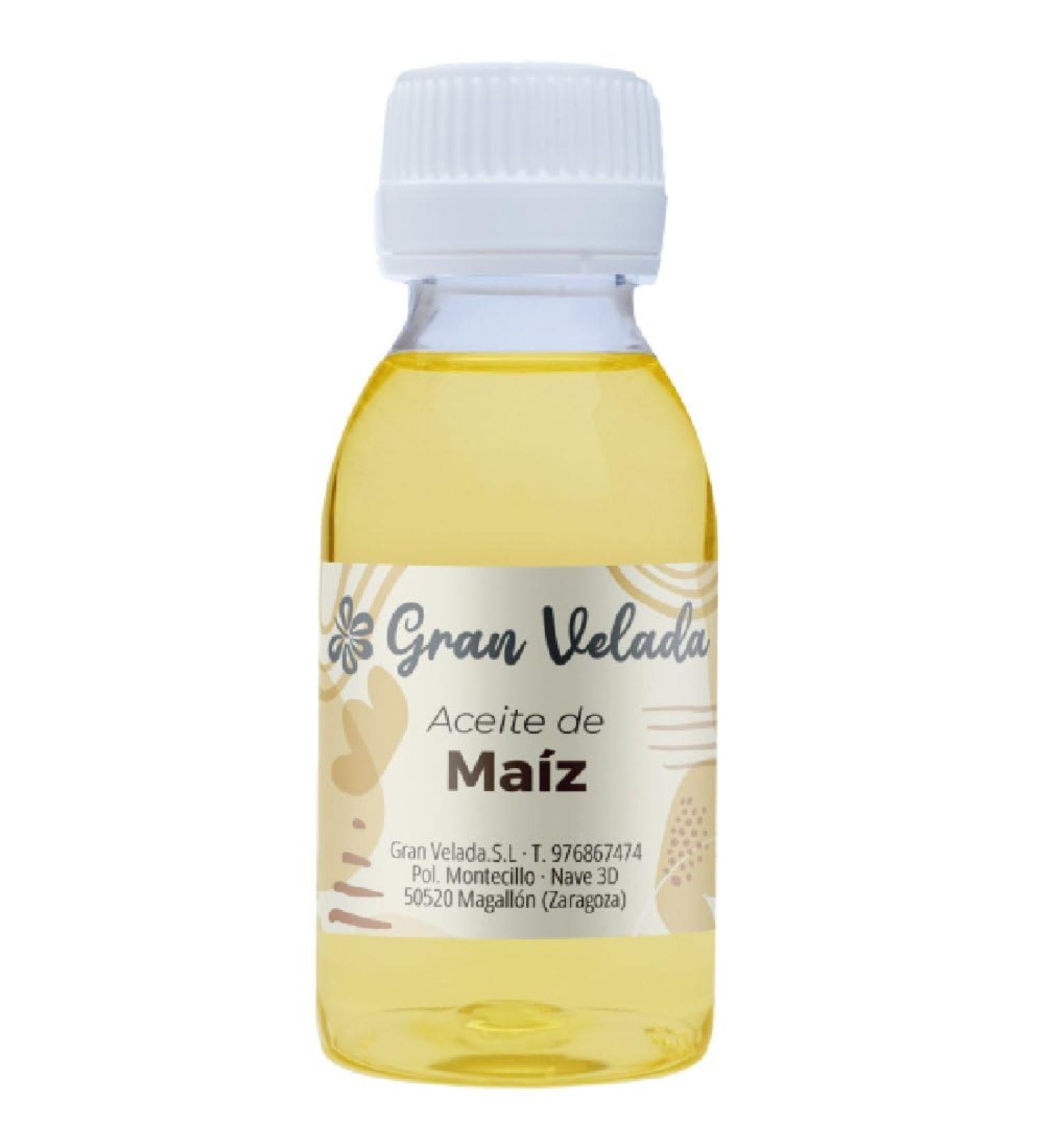 GRAN VELADA 100% Pure Corn Oil for Cosmetics 1000 ml | Moisturizing and Anti-Wrinkle | Natural Ingredients for Making Cosmetics and Personal Hygiene Products