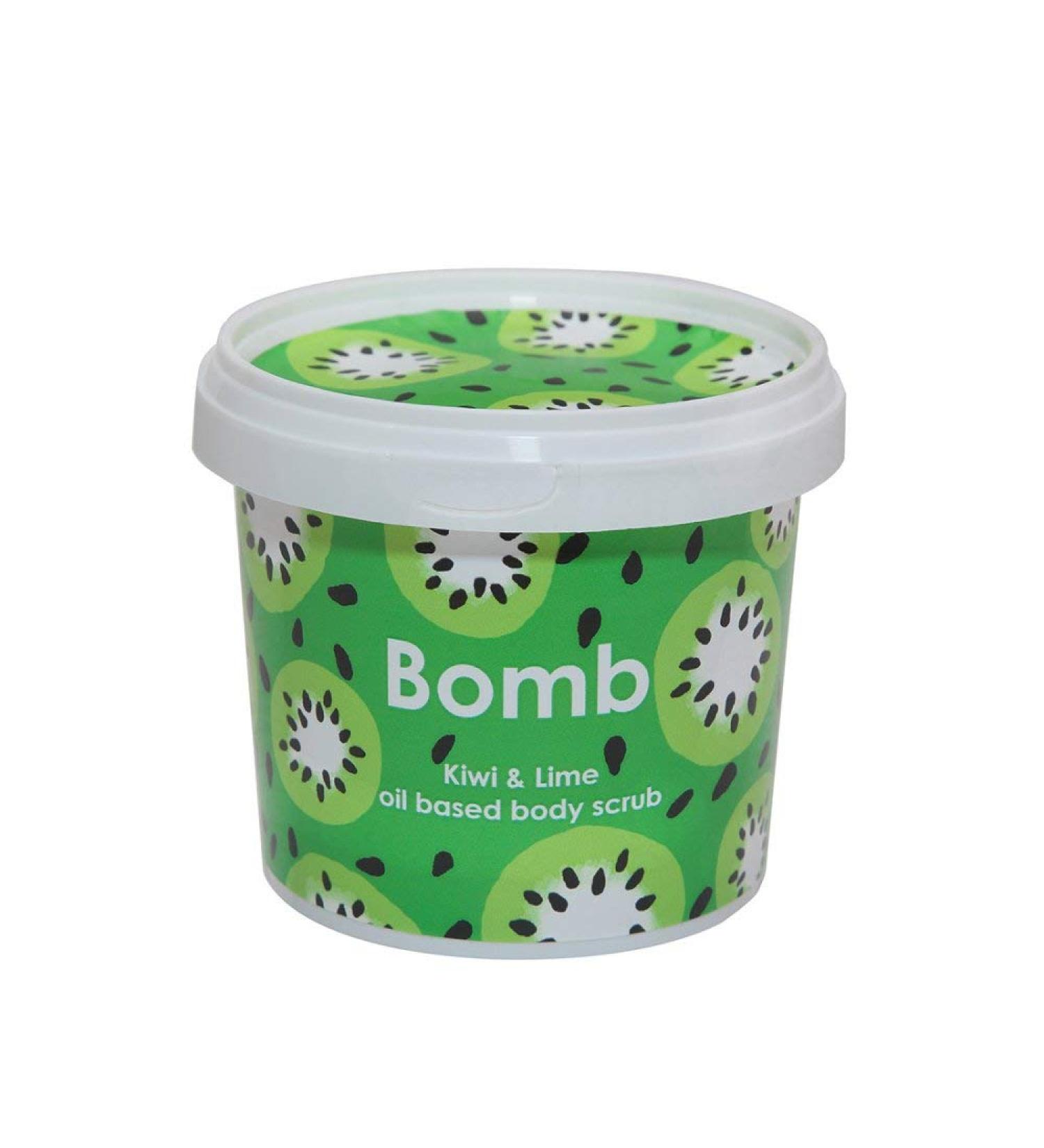 Buy Bomb Cosmetics Kiwi & Lime Body Scrub 365ml - Exfoliating & Refreshing | International Shipping Available - Buy Online on GoSupps.com