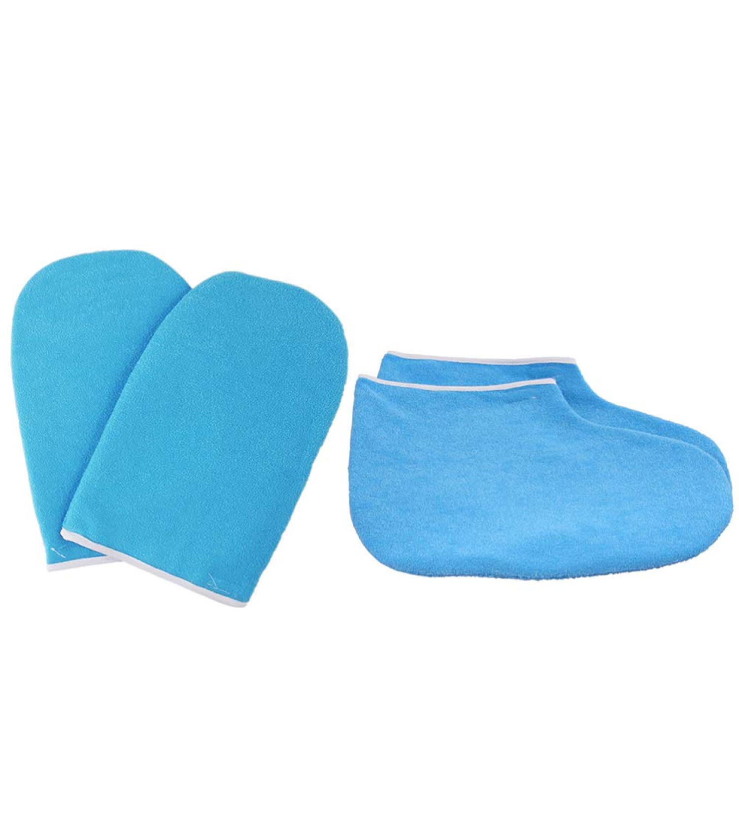 Lurrose Paraffin Wax Gloves & Ankle Boots Set - Spa Therapy Kit for Hand & Foot Care - International Shipping Available - Buy Online on GoSupps.com