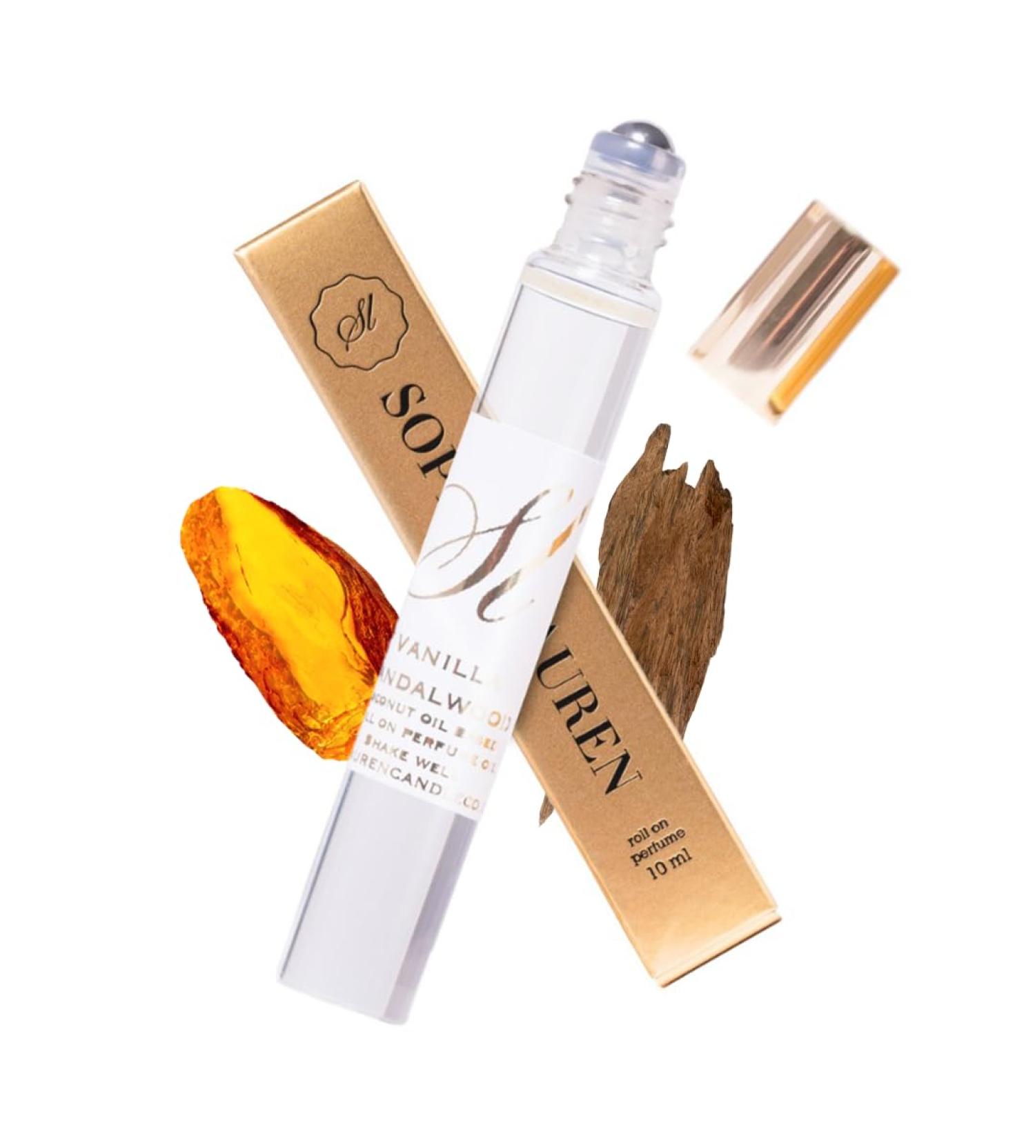 Sophia Lauren 10ML Pheromone Perfume for Women | Long Lasting Vanilla Musk Perfume | Portable Pheromone Perfume Oil with Effortless Roll-On | Natural Coconut Oil Vanilla Perfume (Amber & Oud) - Buy Online on GoSupps.com