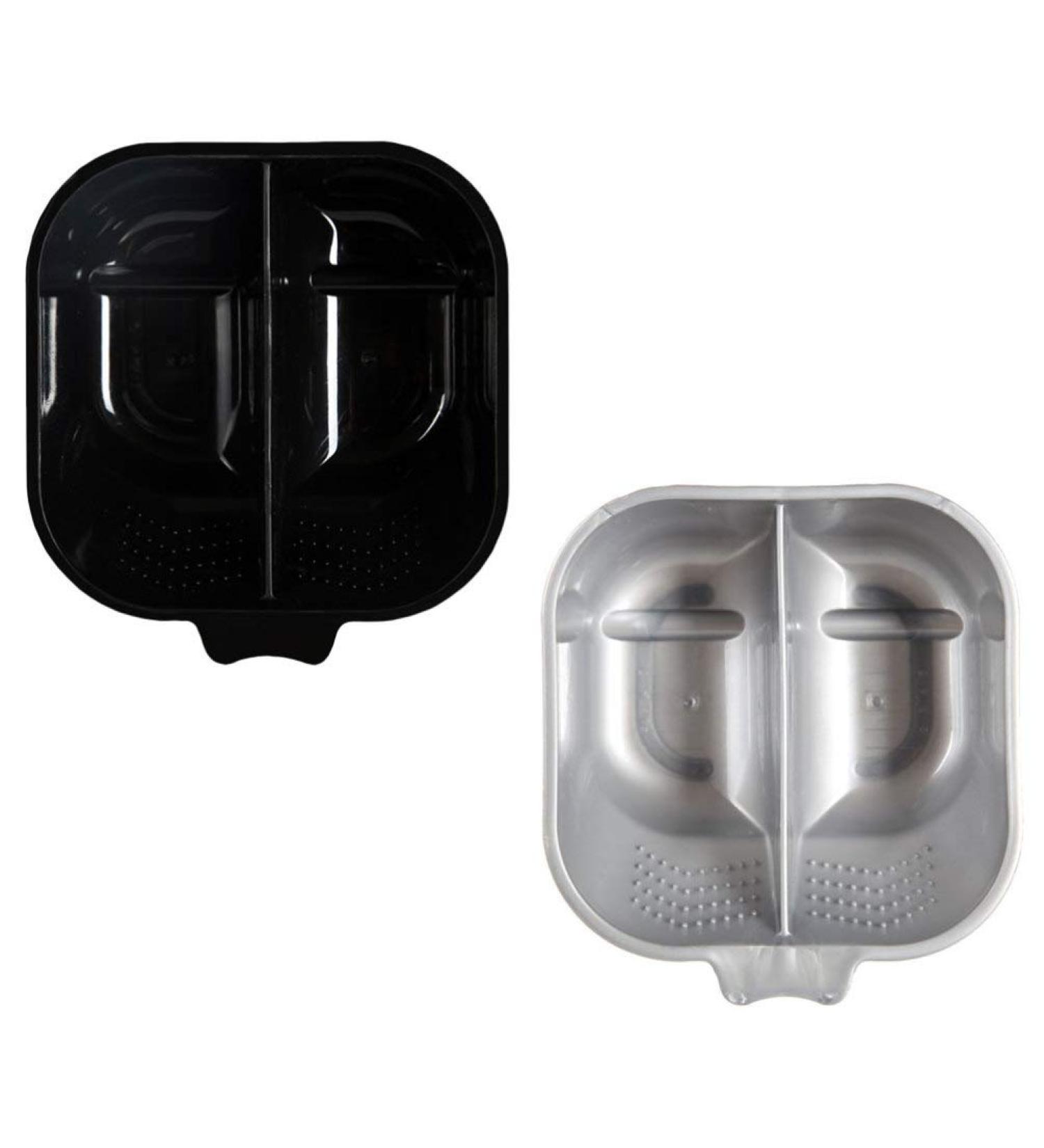 Lurrose Lip Gloss Containers 2pcs | Hair Dye Bowls | Silicone Mixing Tint Bowl | Double Color Mixing Bowls | DIY Hair Dye Tools for Salon & Home | Shop Supplies - Buy Online on GoSupps.com