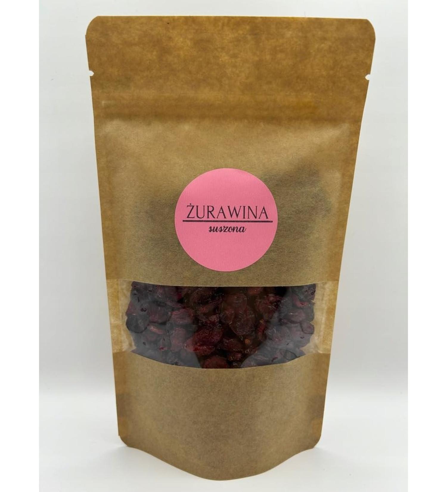 DELIFRUITS.PL Dried Cranberries 1000g DELIFRUITS PREMIUM QUALITY NATURAL TASTE 1 KG