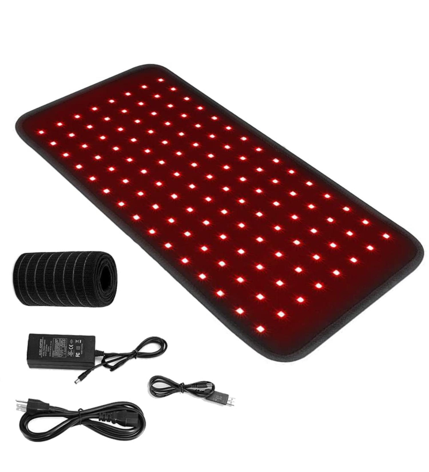 UEIDIHI Red Infrared Light Therapy Belt LED Red Light Therapy Belt for Pain Relief Flexible Wearable Wrap Deep Therapy Pad with 2 Wavelengths - Buy Online on GoSupps.com