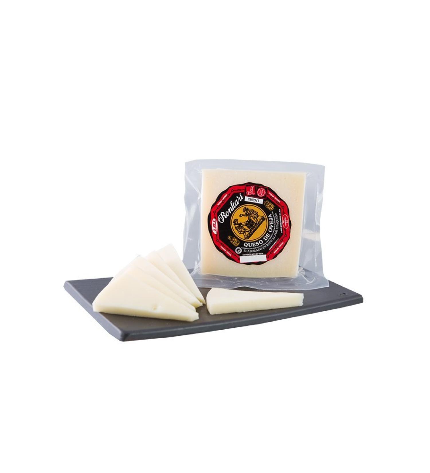 Cheese Type Manchego Pure sheep curado 275 Grs - Ronkari