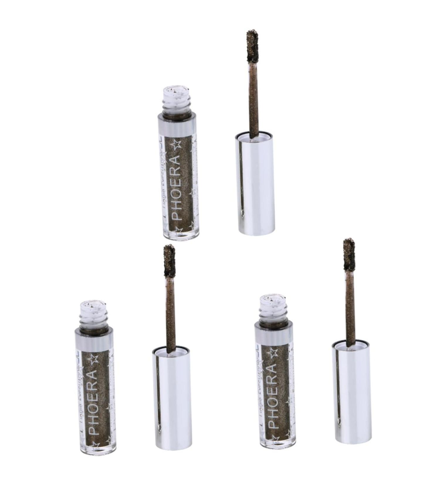 Mipcase 3pcs Colored Eyeliners Glow Liquid Eye Shadows Pigments Pearlescent Eyeshadow Liquid Eyeliner Shine - Buy Online on GoSupps.com