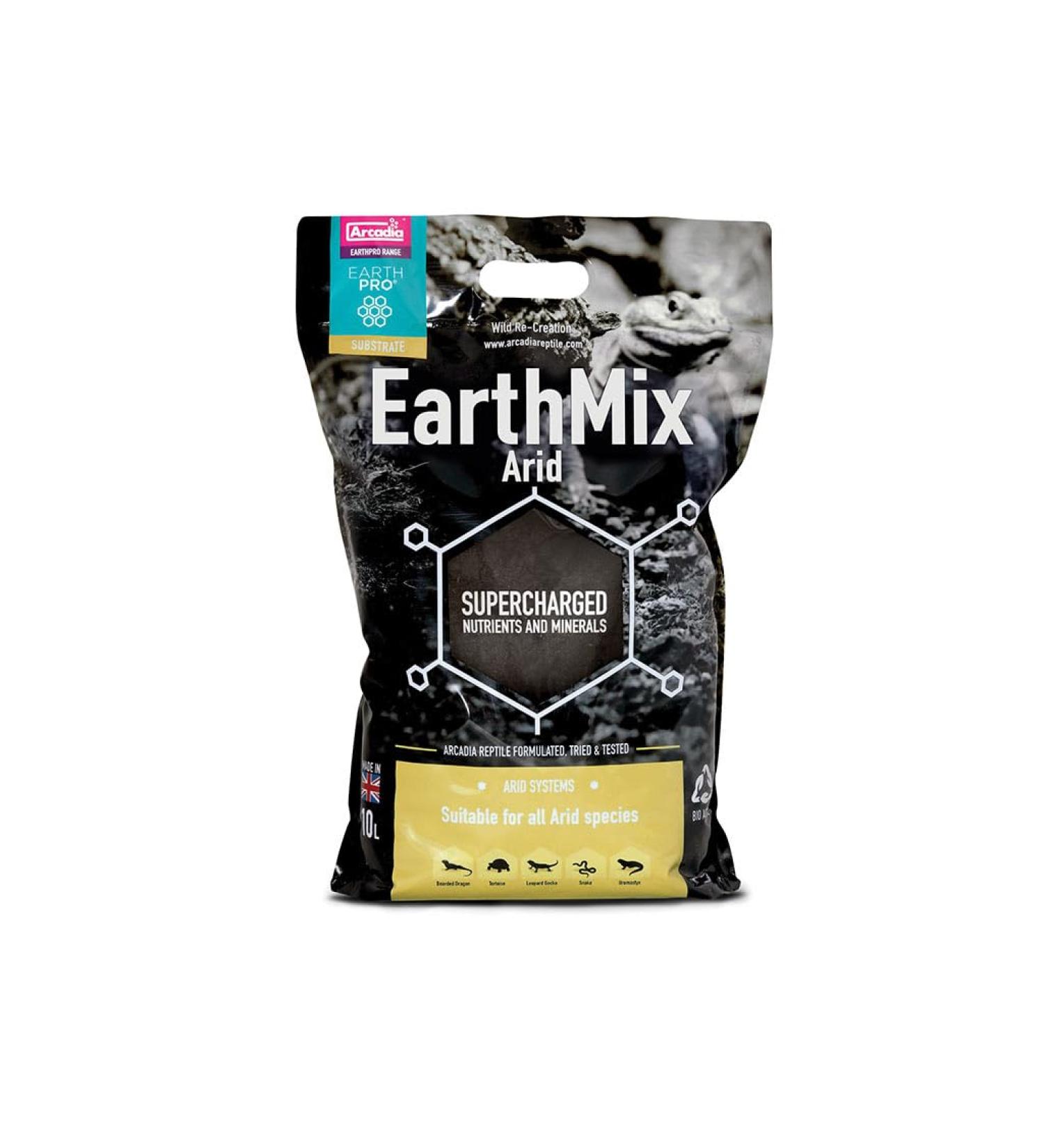 Arcadia Earth Mix Arid - 10 Litre 10 l (Pack of 1)