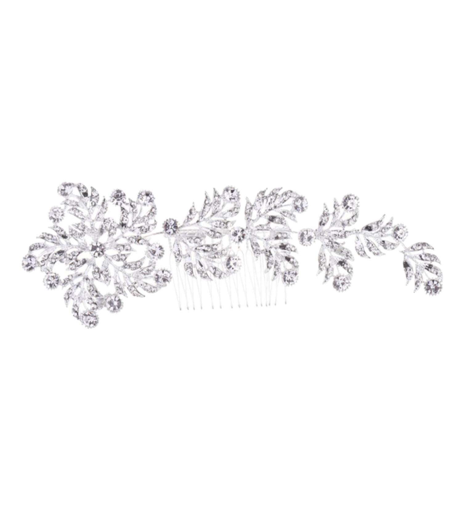 TOVINANNA Bridal Headwear Tiara Rhinestones Wedding Hair Accessories Bride Hair Side Comb Rhinestone Hair Accessories Crystal Hair Accessories Alloy Dinner Party The Flowers Hair up - Buy Online on GoSupps.com
