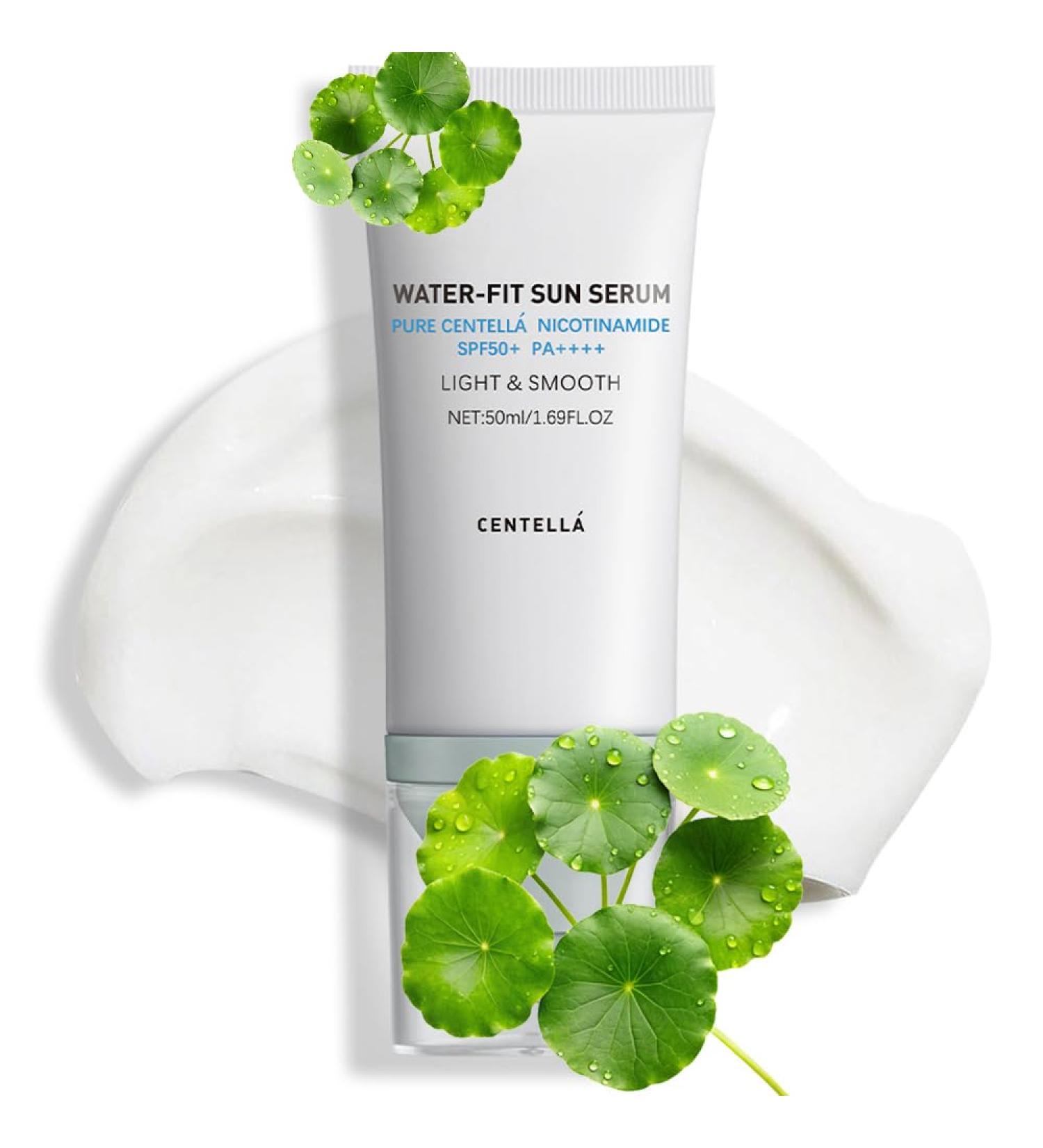 HOPHAT Centella sunscreen SPF 50 PA lightweight daily sunscreen with Centella Asiatica moisturizing and soothing formula for all skin types 50ml - Buy Online on GoSupps.com